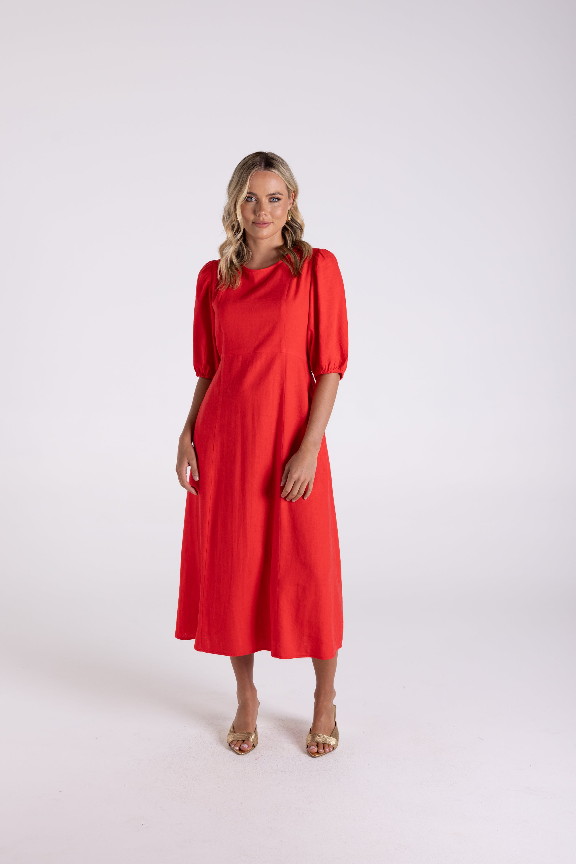 Two T's Midi Dress - Sunset