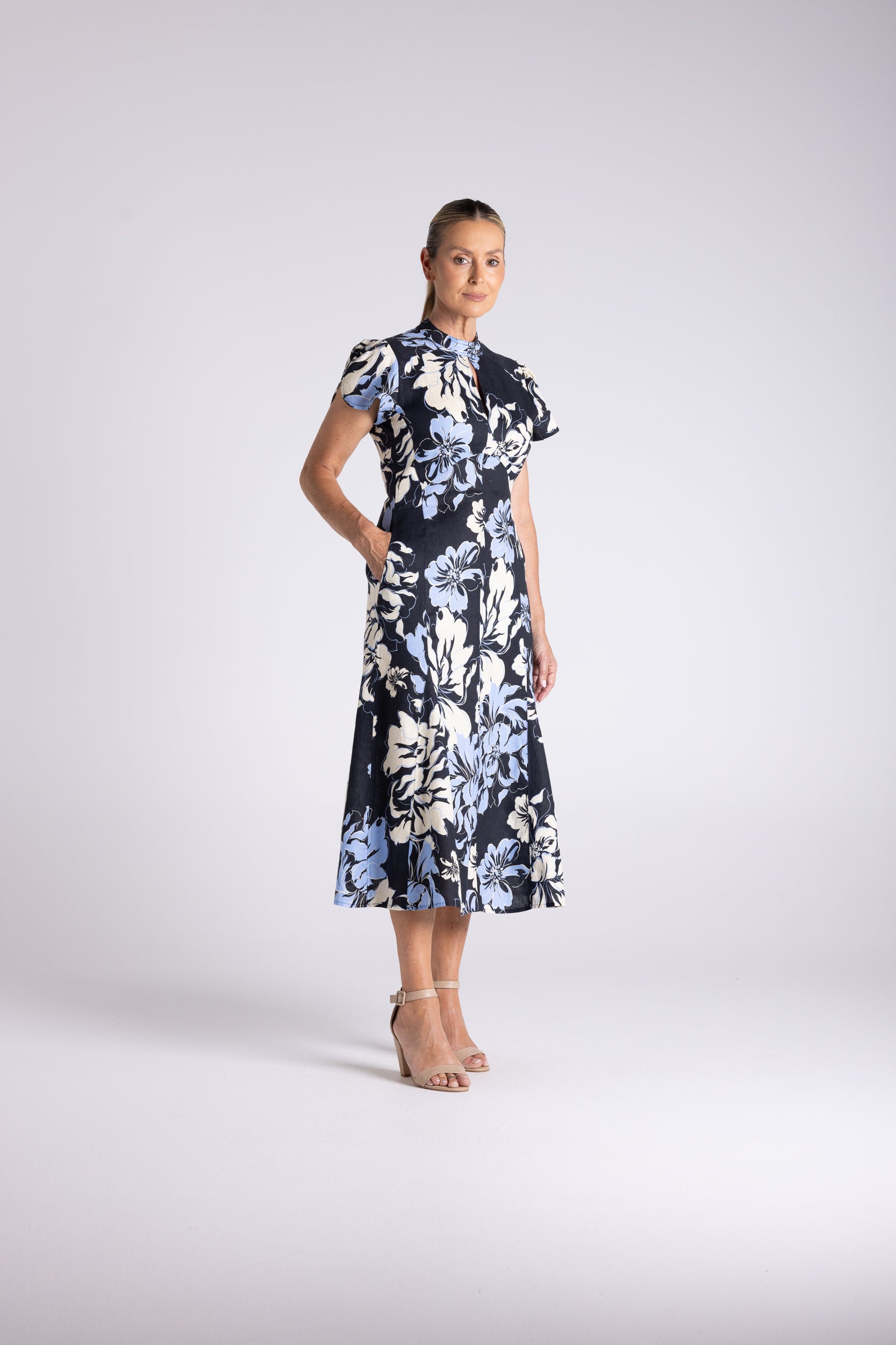 Two T's Peonie Print Dress