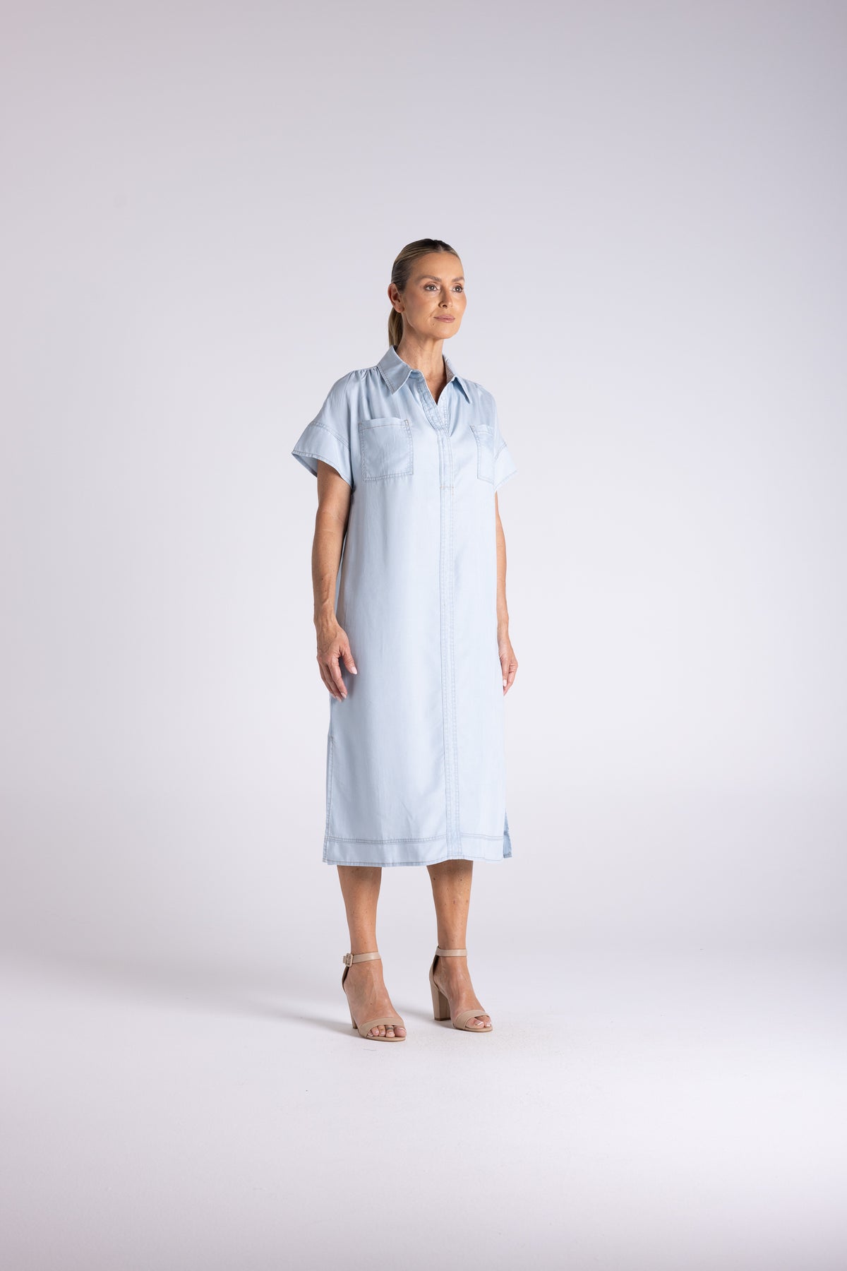 Two T's Deb Dress - Cornflower