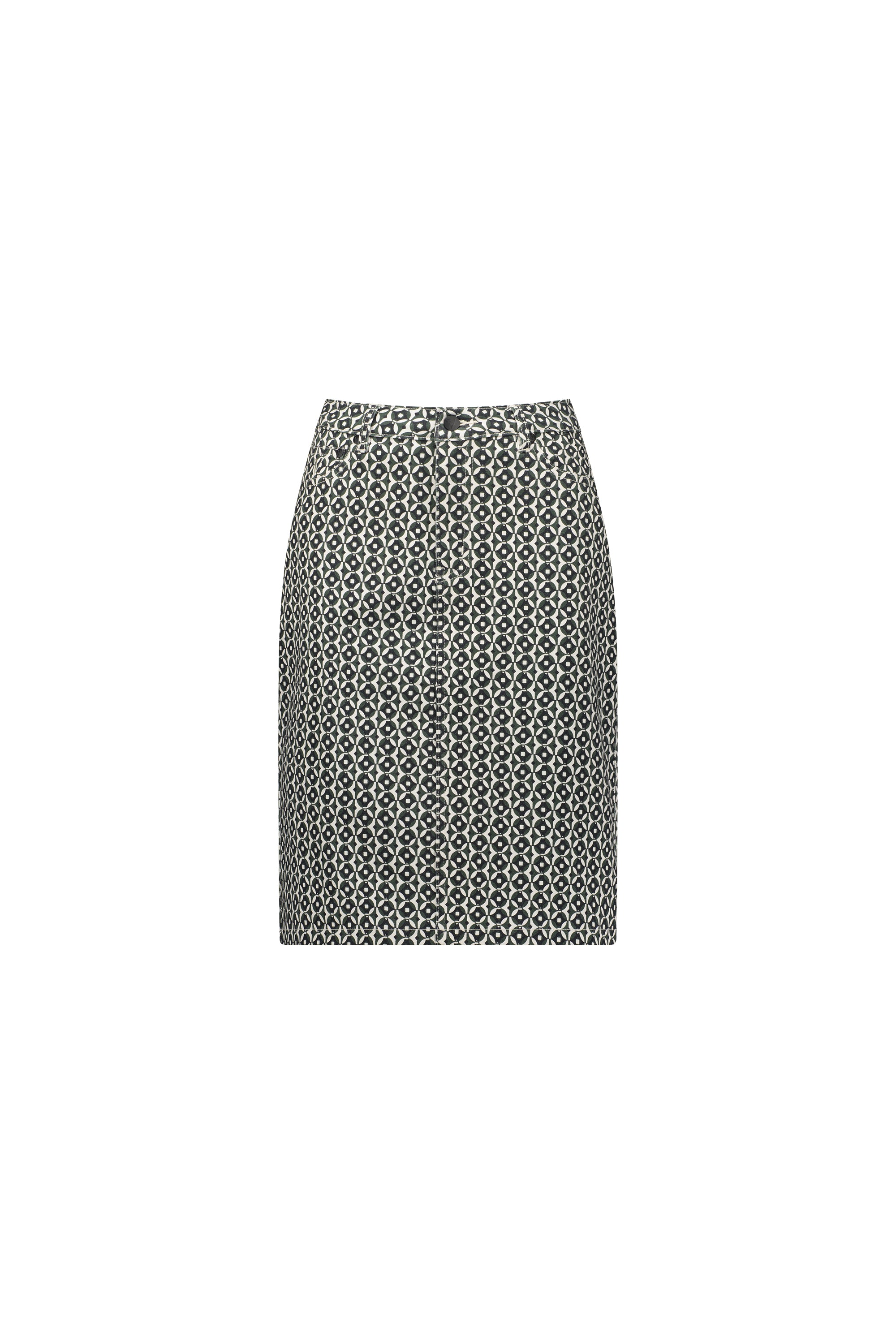Vassalli Knee Length Printed Skirt - Vault