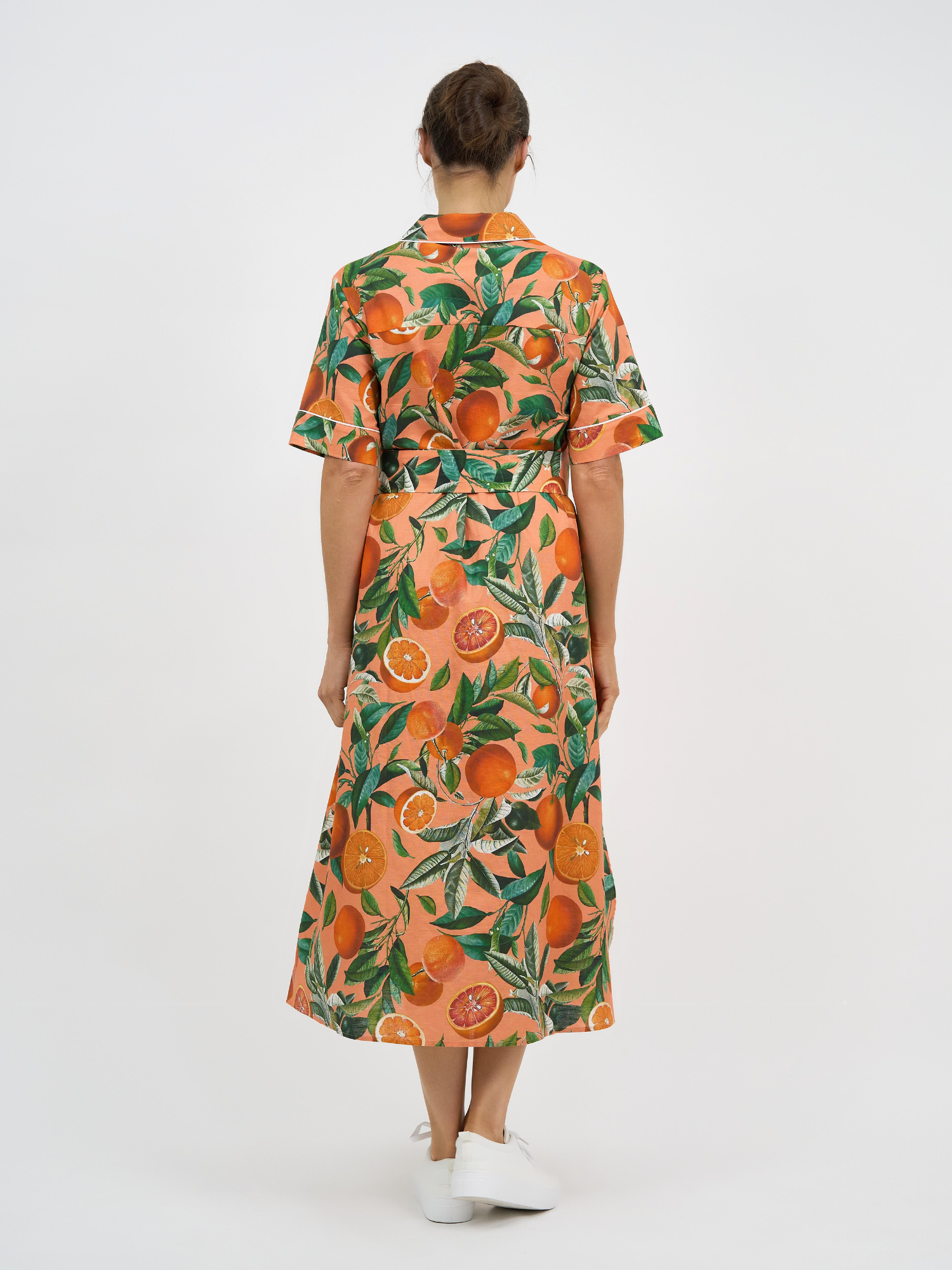 Liberty Rose Citrus Bloom Midi Dress