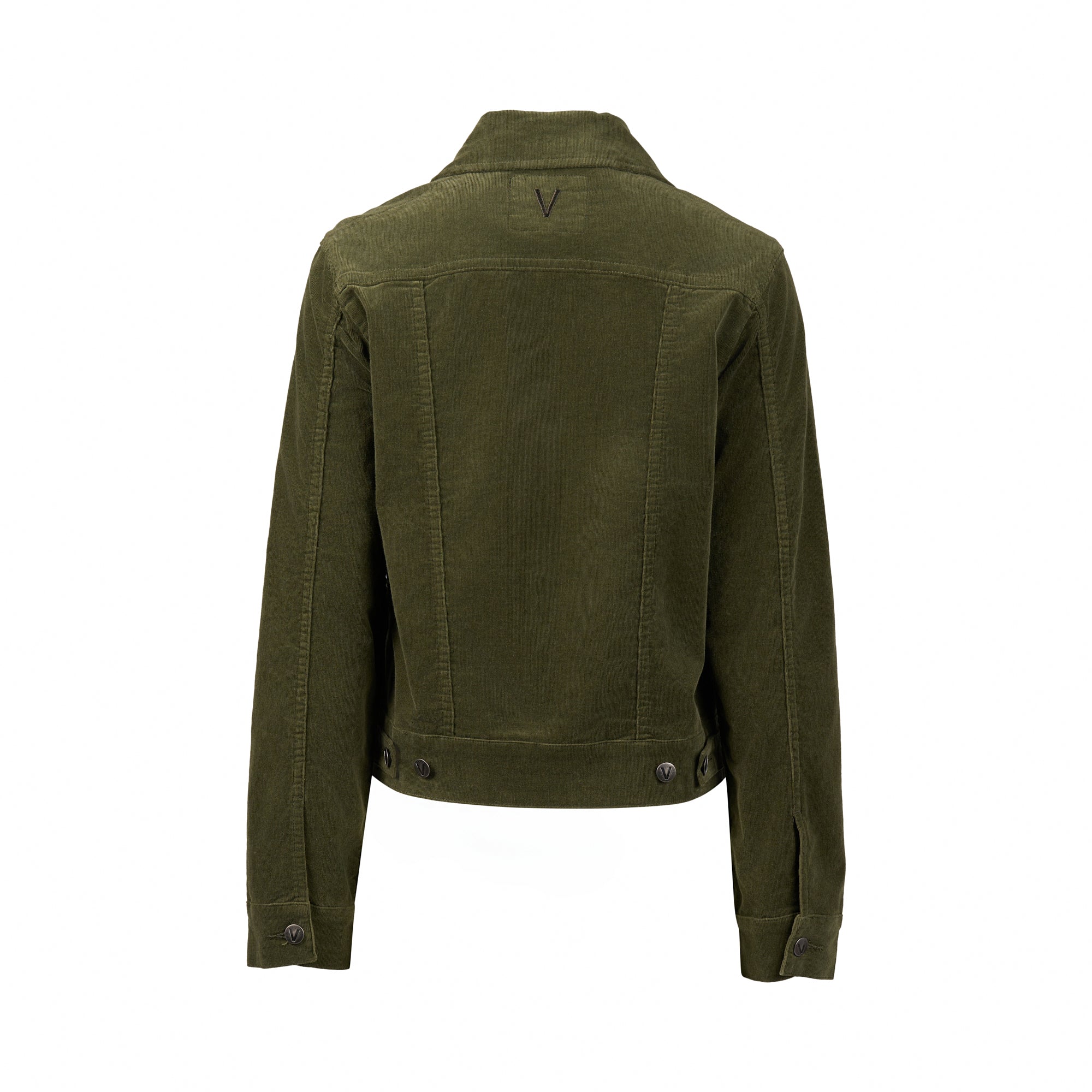 Vassalli Pinwale Cord Jacket - Deep Sage