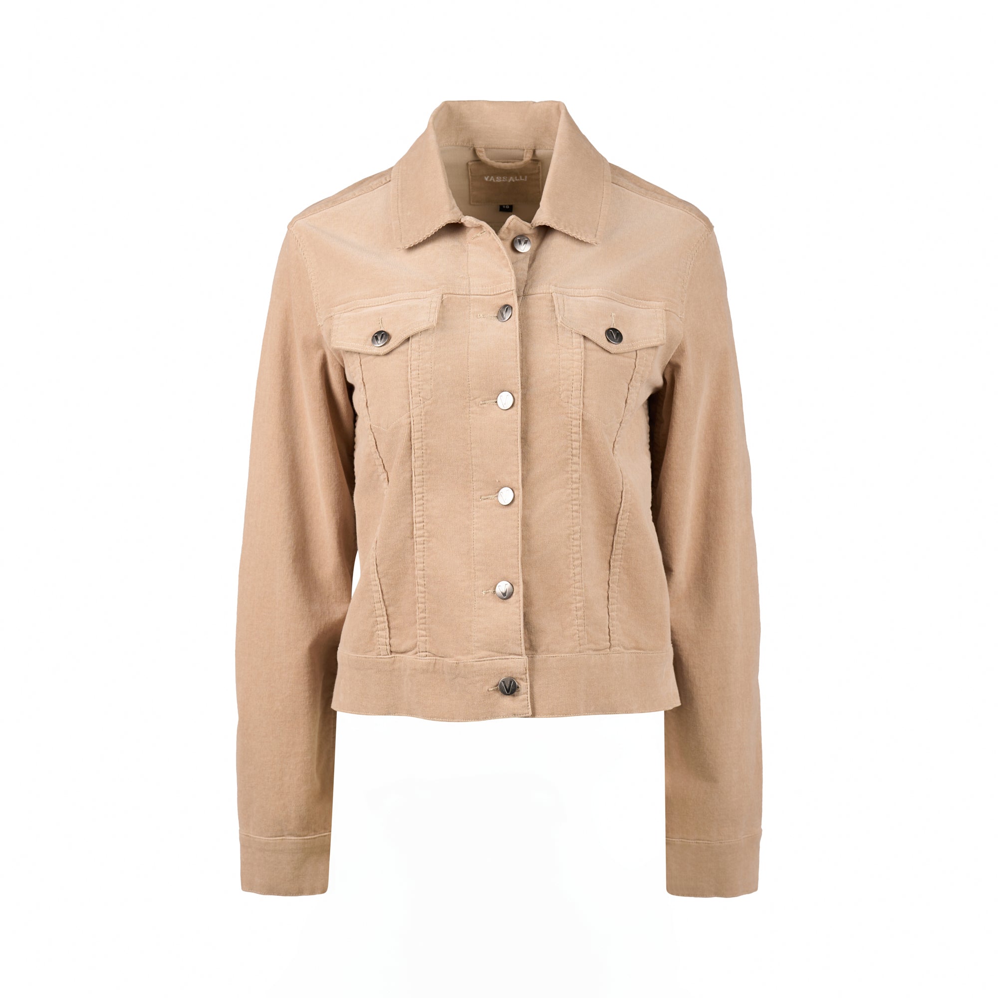 Vassalli Pinwale Cord Jacket - Oat