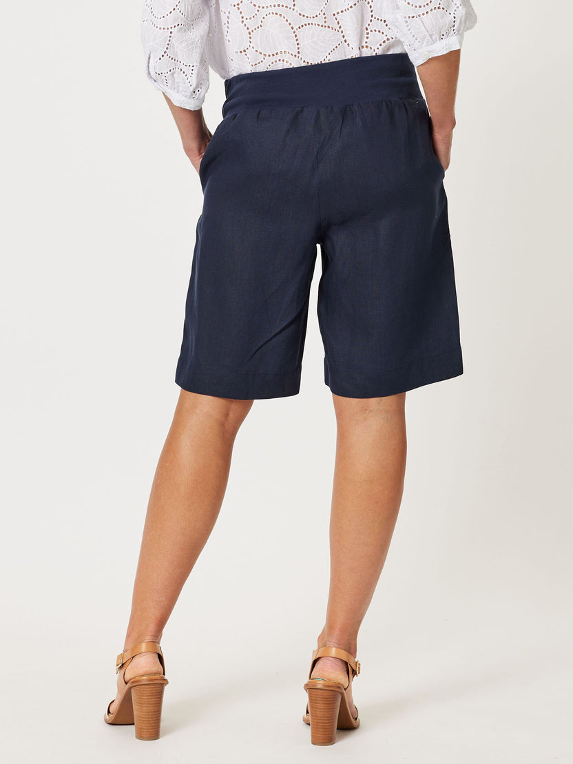 Gordon Smith Jordan Linen Short - Navy