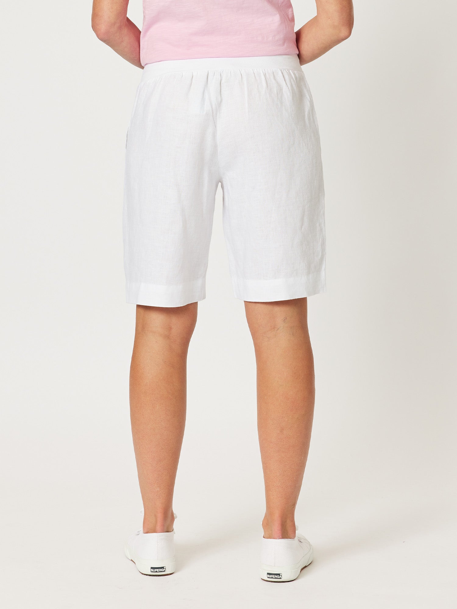 Gordon Smith Jordan Linen Short - White