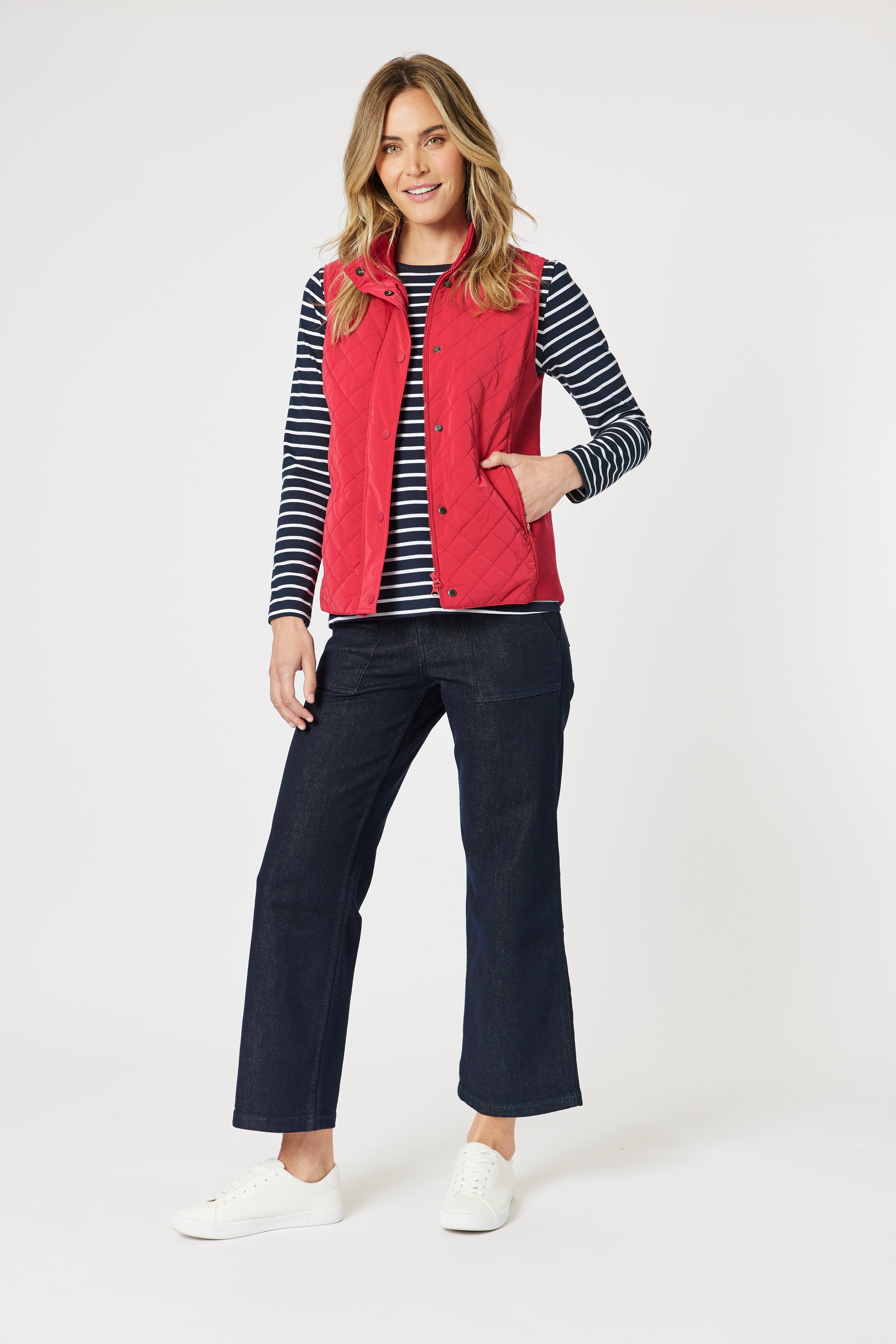 Gordon Smith Brighton Puffer Vest - Red