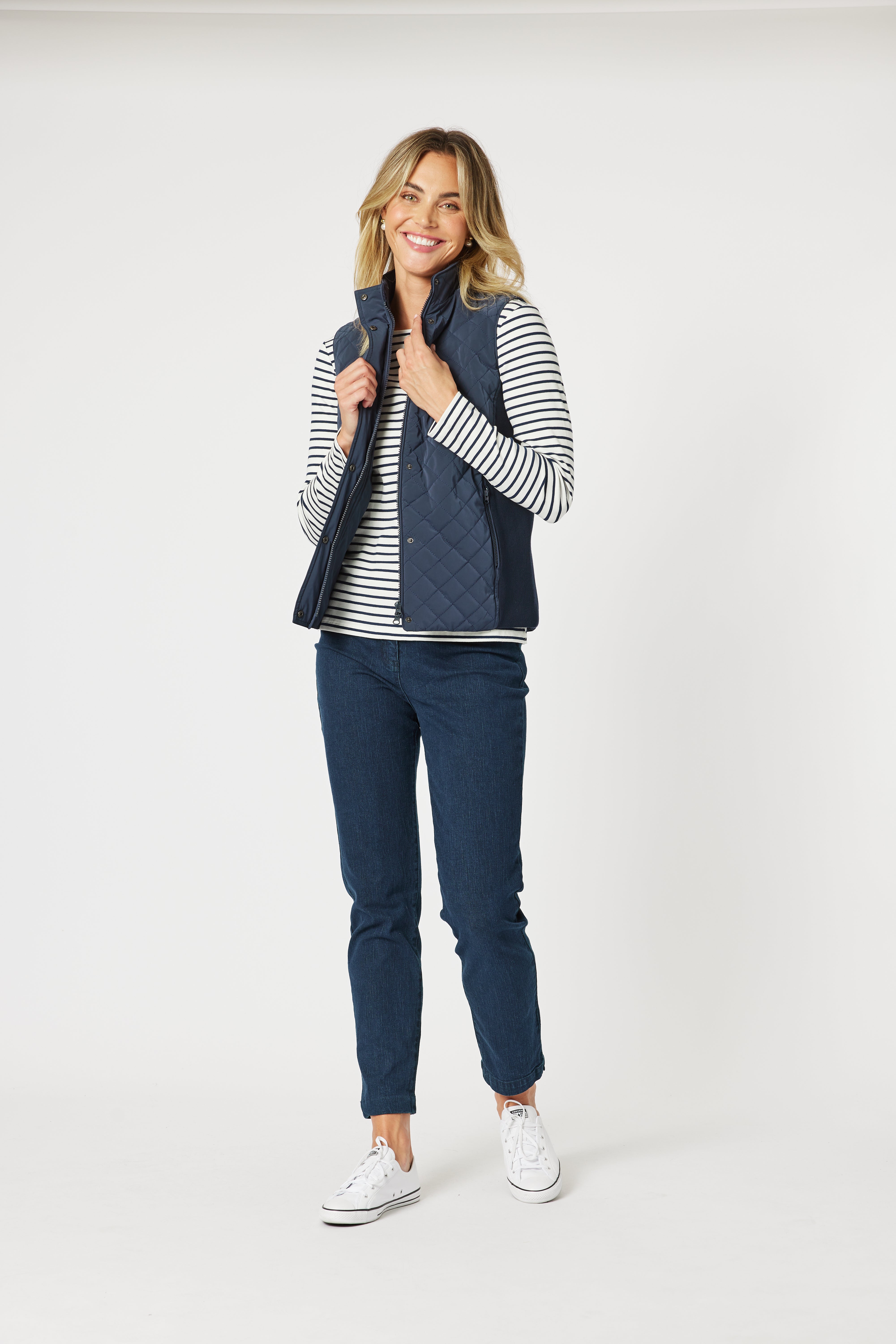 Gordon Smith Brighton Puffer Vest - Navy