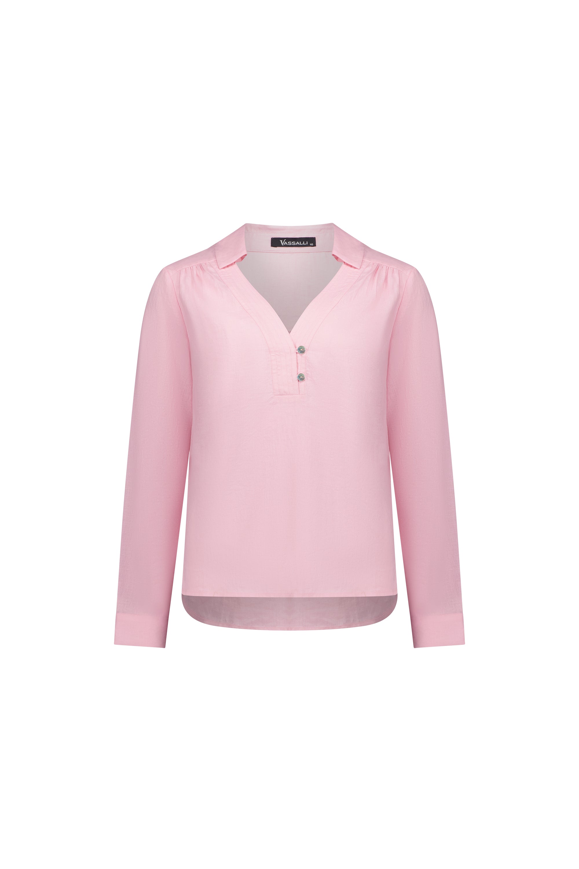 Vassalli Long Sleeve Shirt - Light Pink