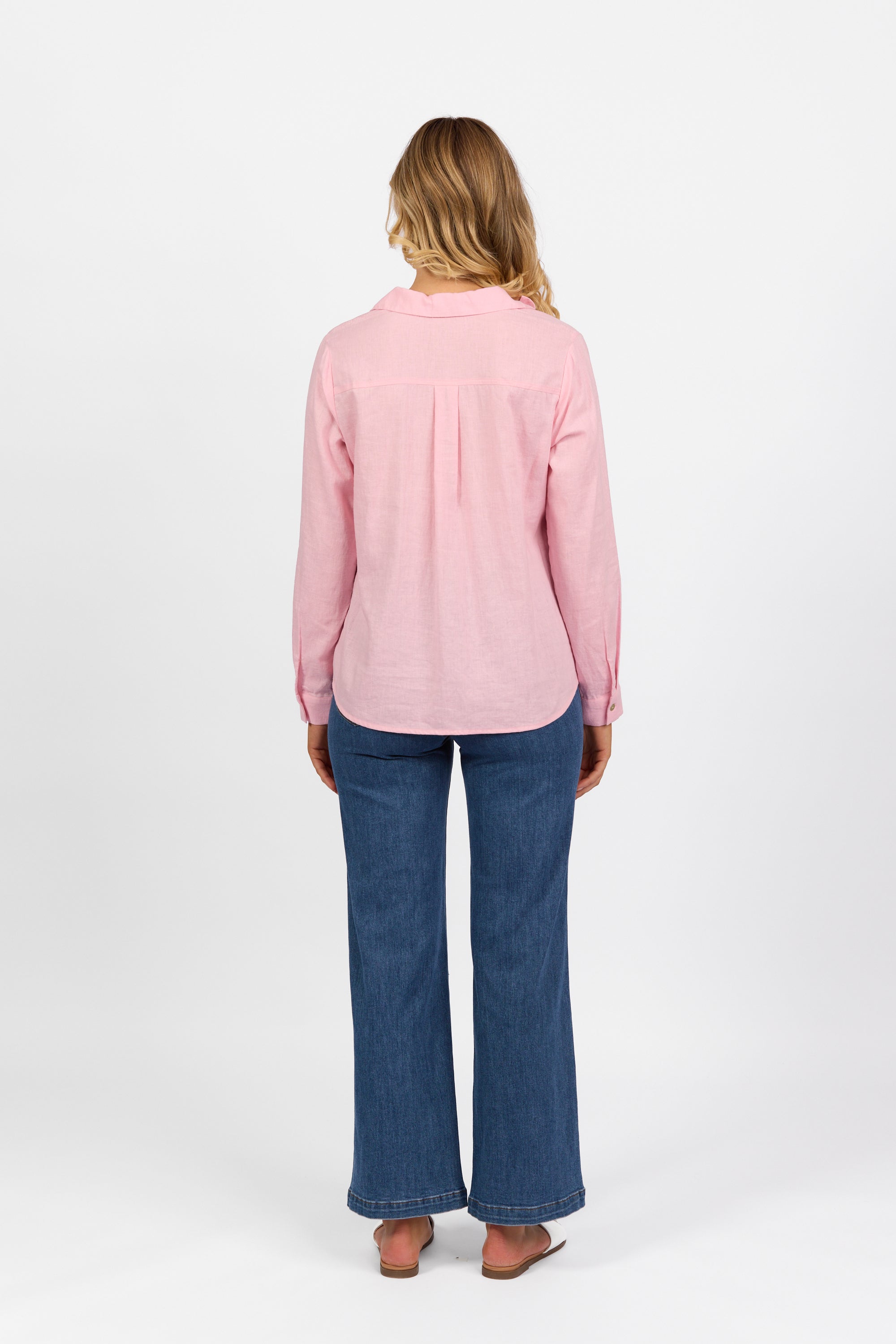 Vassalli Long Sleeve Shirt - Light Pink