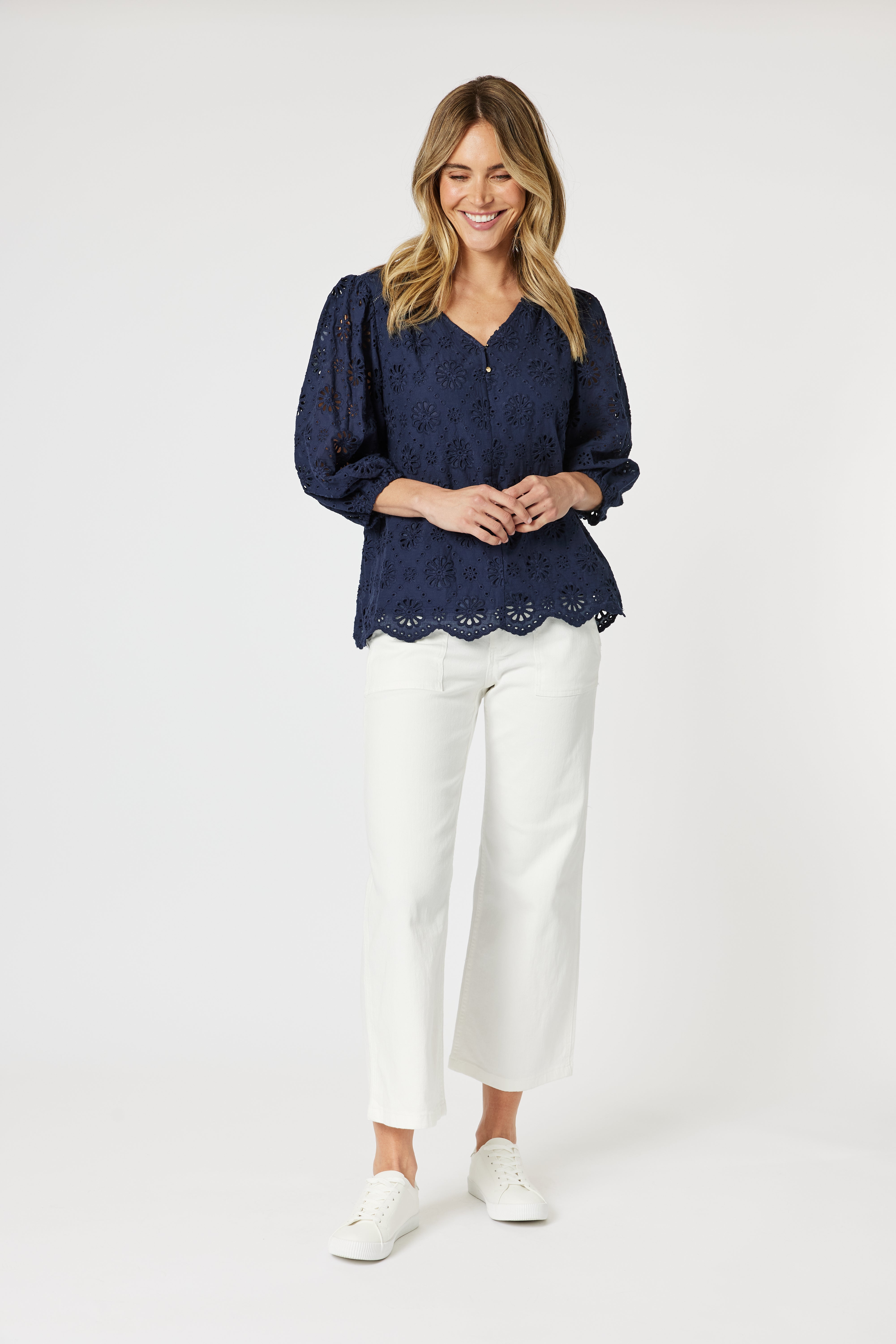 Gordon Smith Jasmine Top - Navy