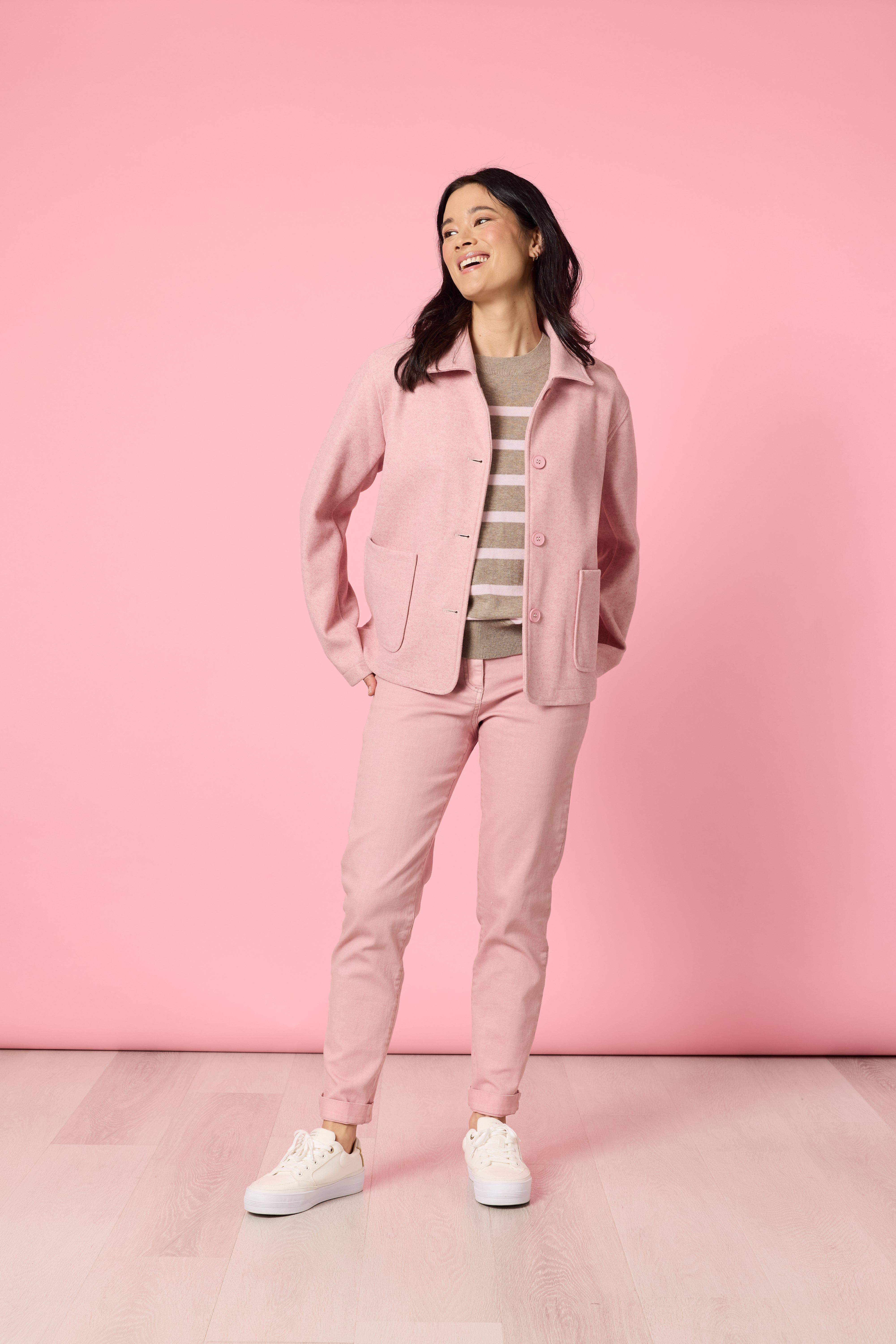 Gordon Smith Montana Car Coat - Blush