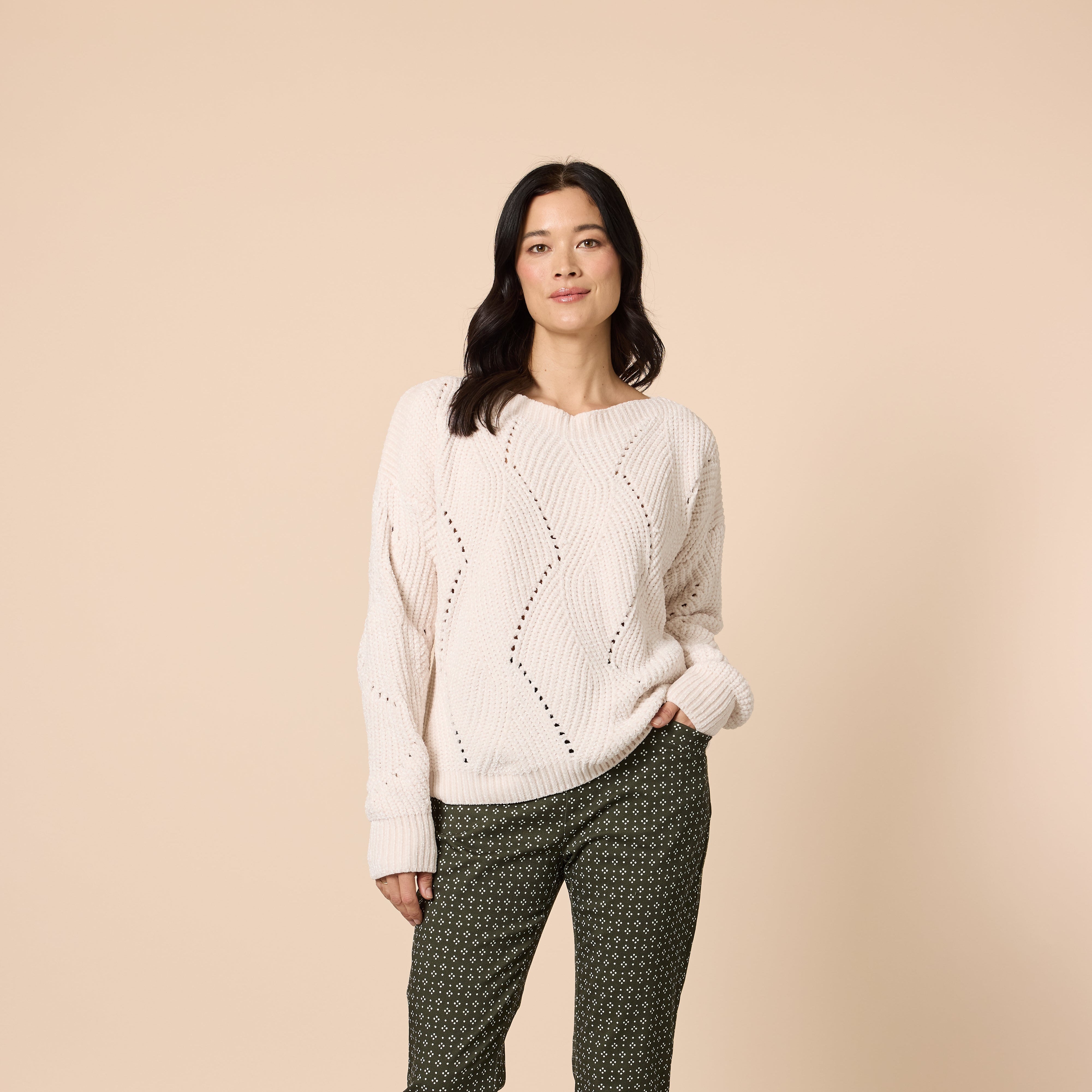 Gordon Smith Tenille Knit - Ivory