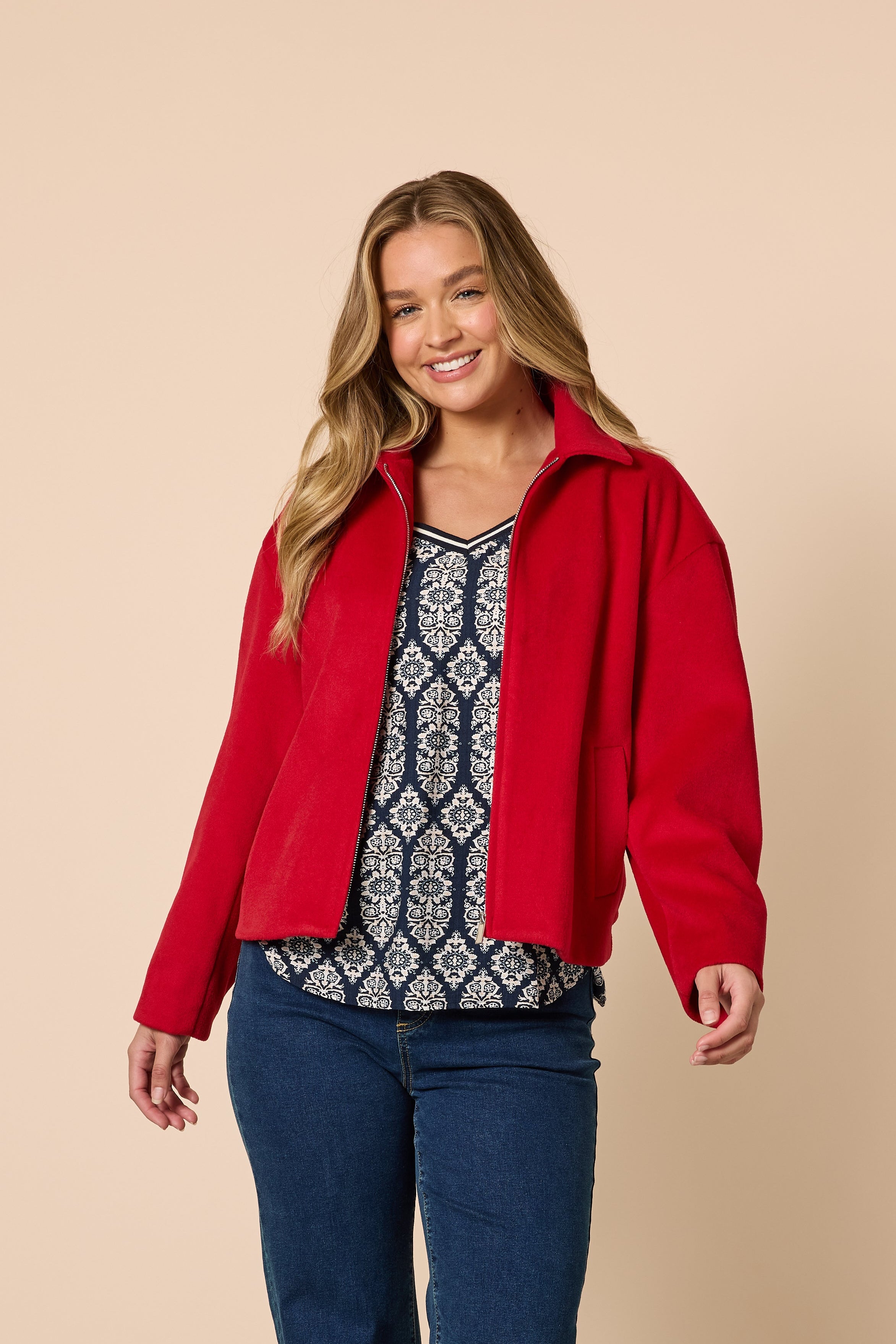 Threadz Cabaret Jacket - Red