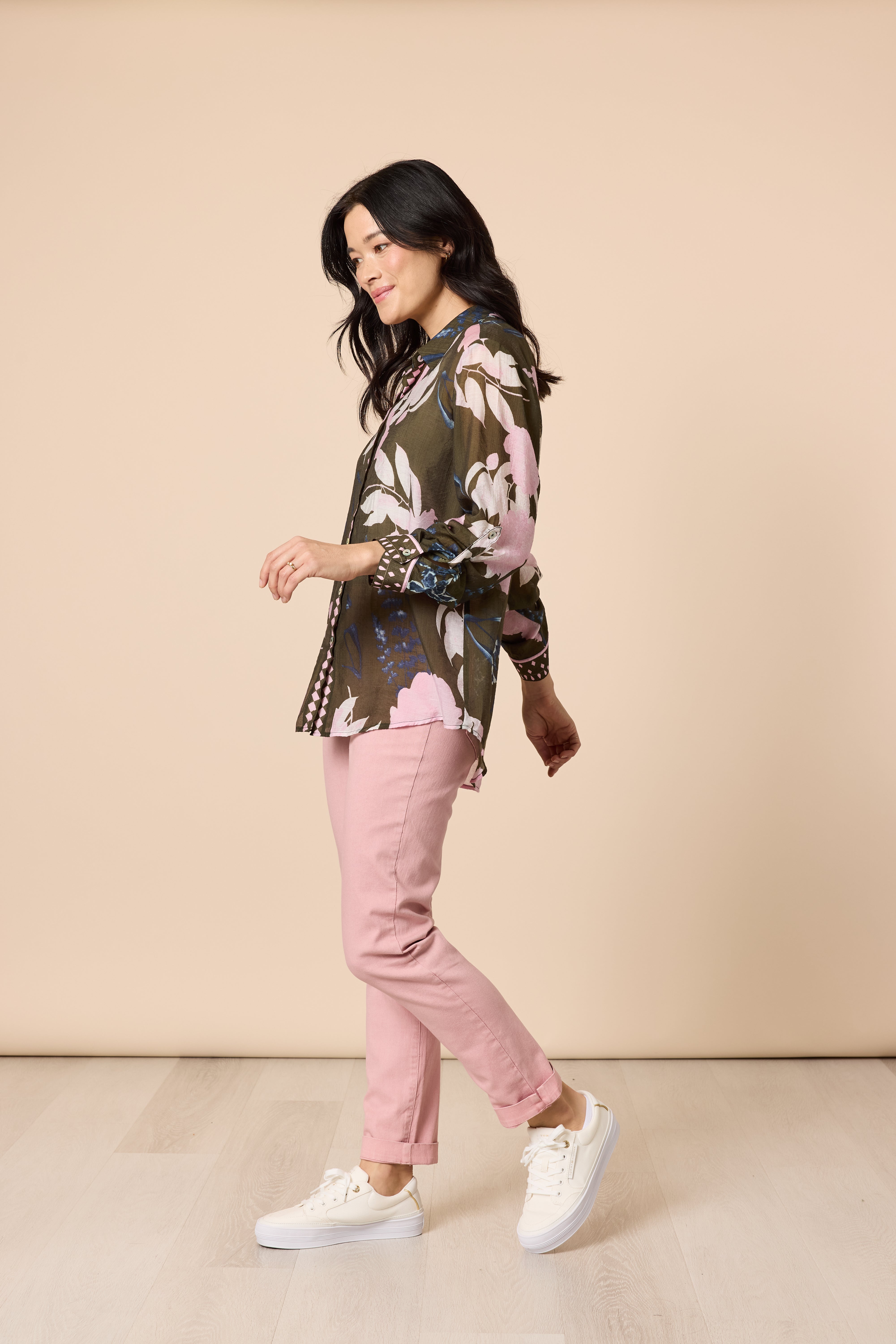 Gordon Smith Colorado Print Shirt - Khaki Multi