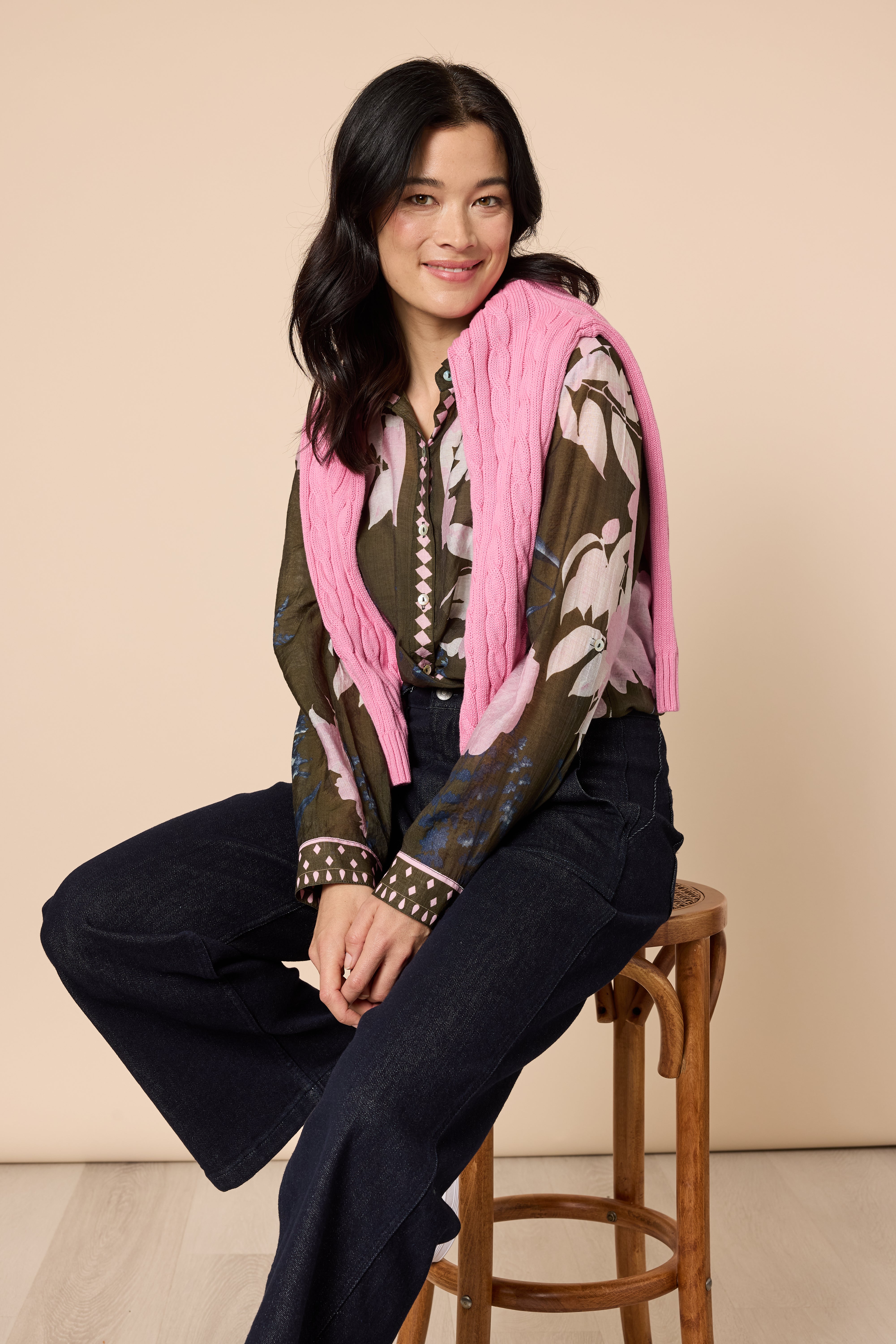 Gordon Smith Colorado Print Shirt - Khaki Multi