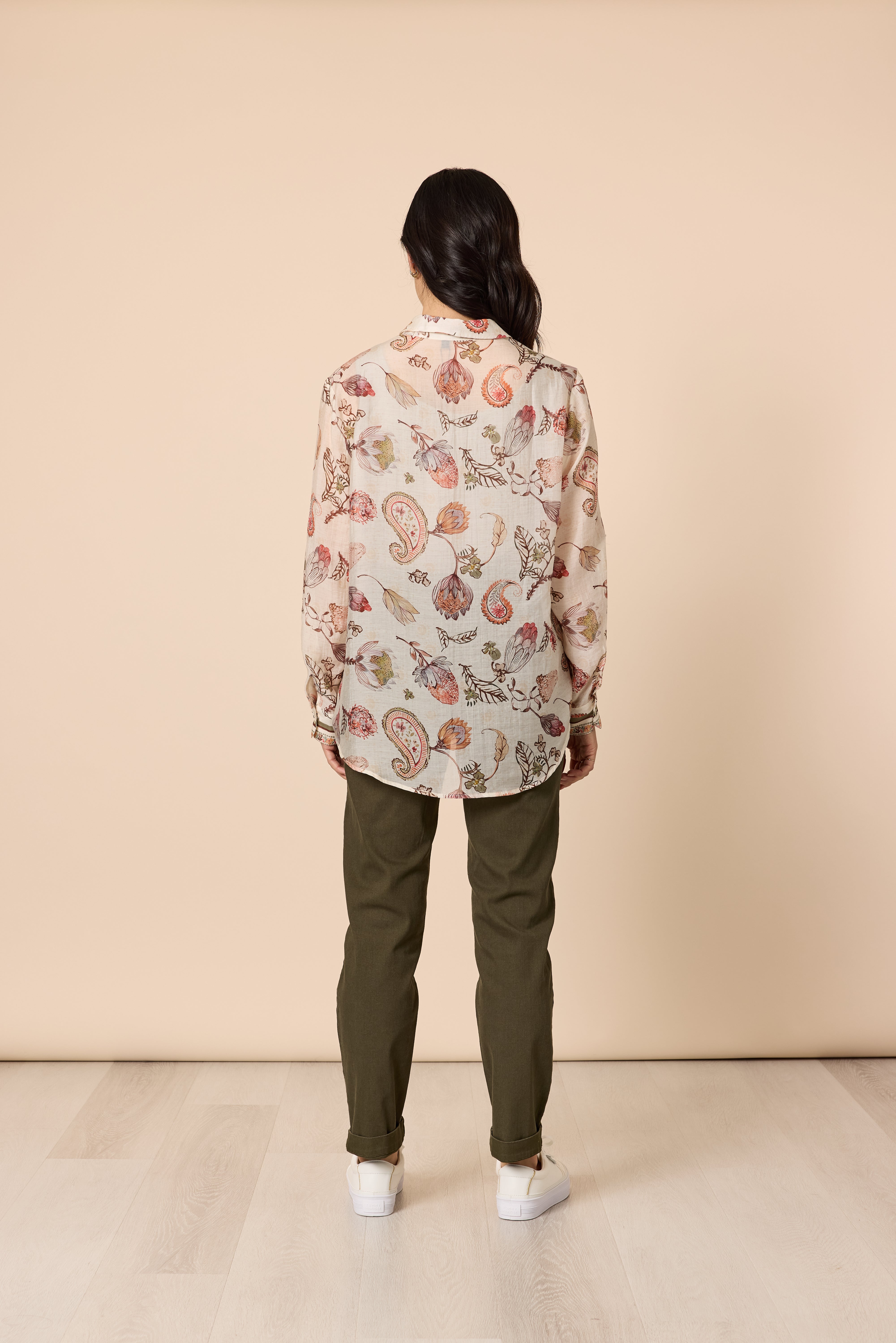 Gordon Smith Arizona Print Shirt - Natural Multi