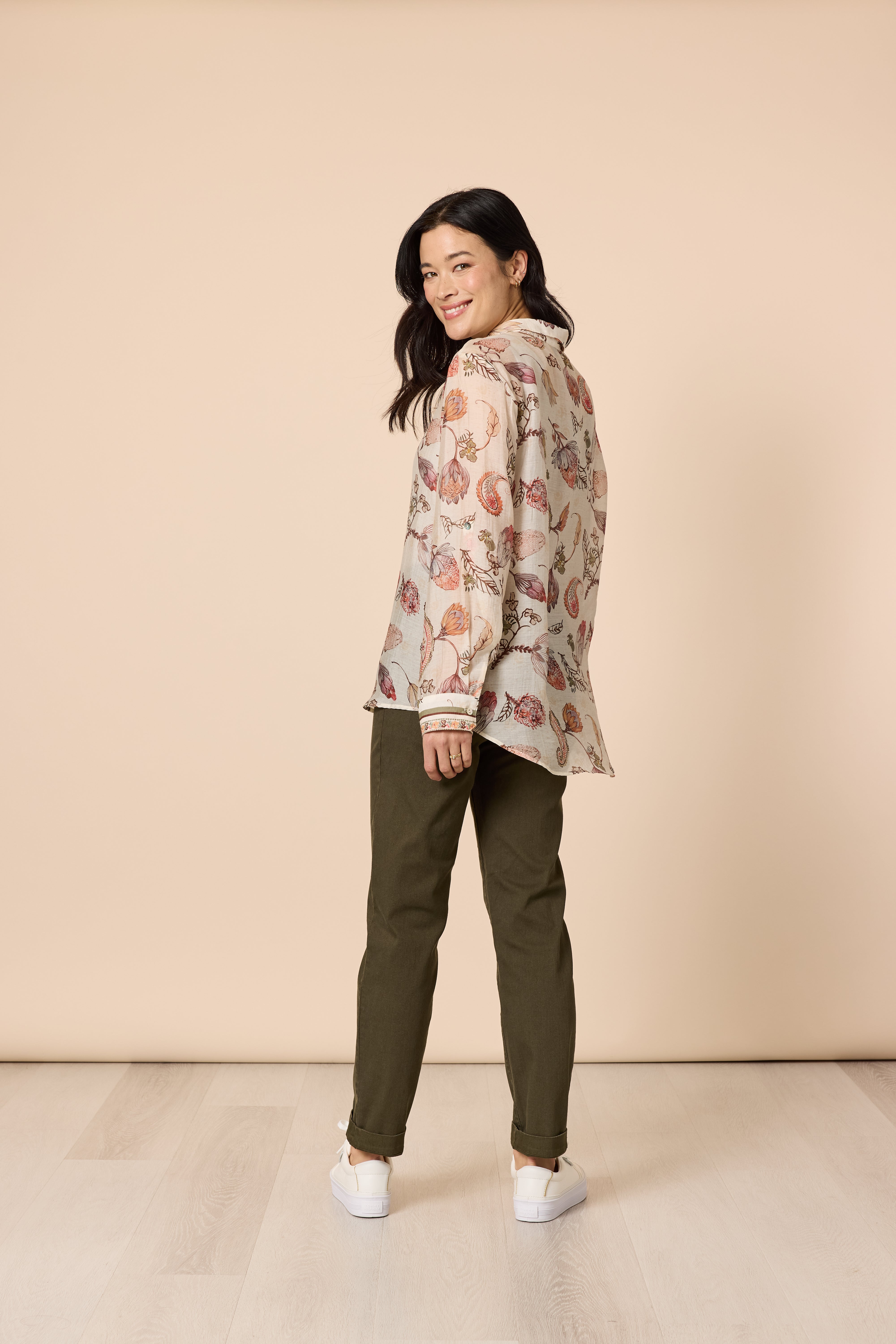 Gordon Smith Arizona Print Shirt - Natural Multi