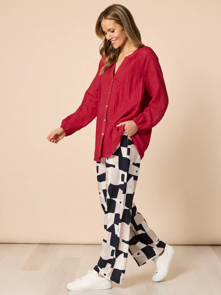 Clarity Rive Gauche Pant - Navy Multi