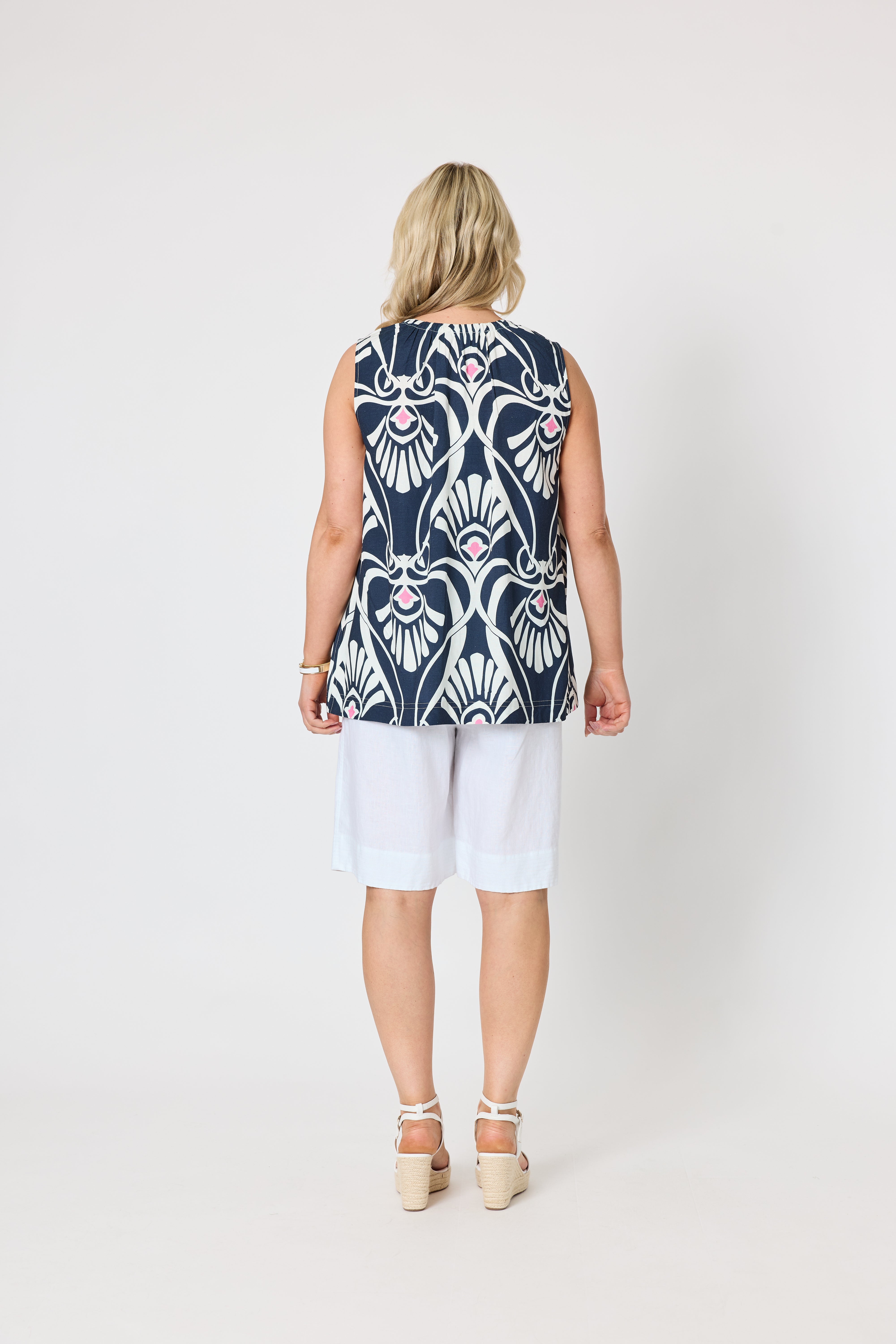 Gordon Smith Riviera Top - Navy/White