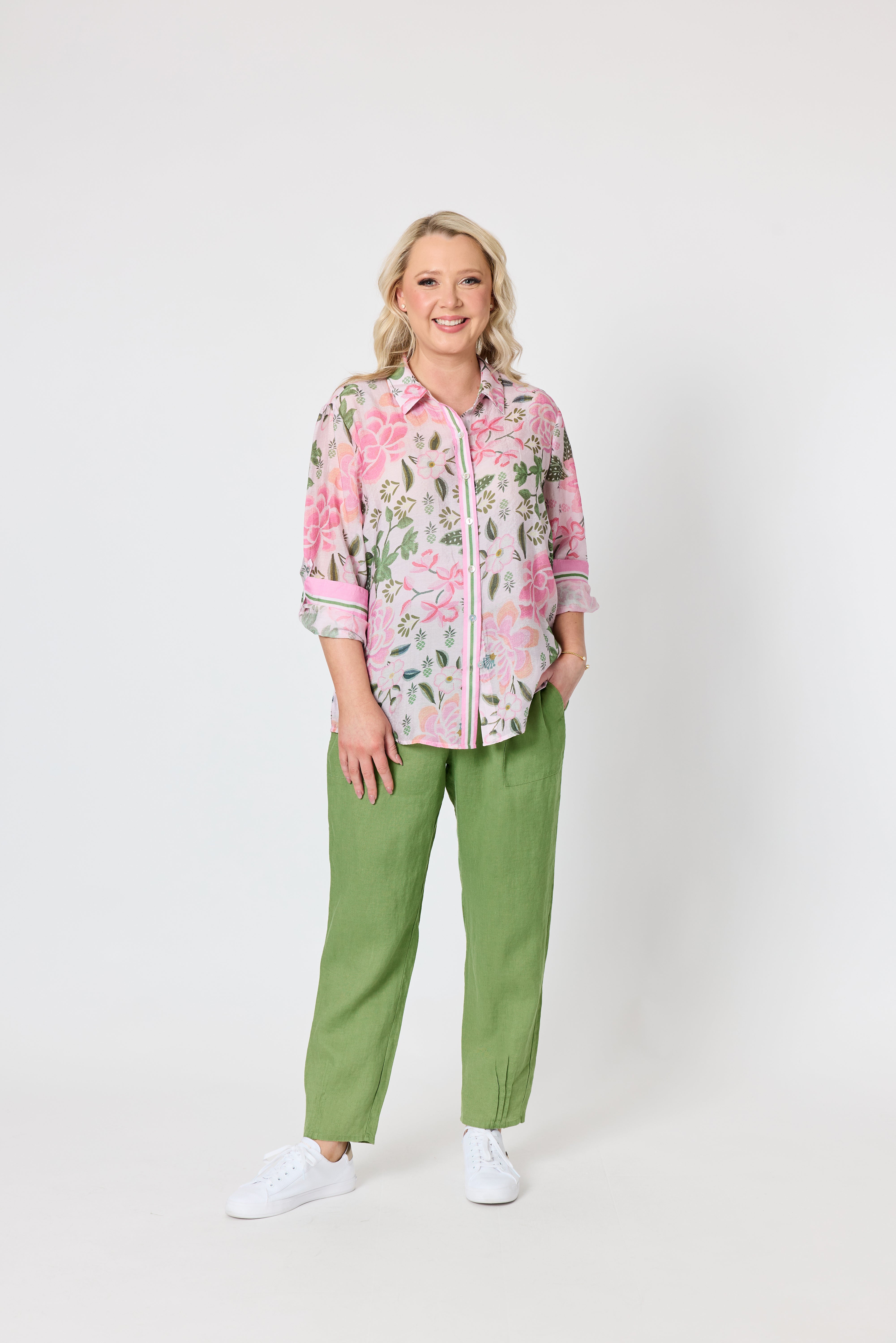 Gordon Smith Desert Oasis Shirt - Musk Multi
