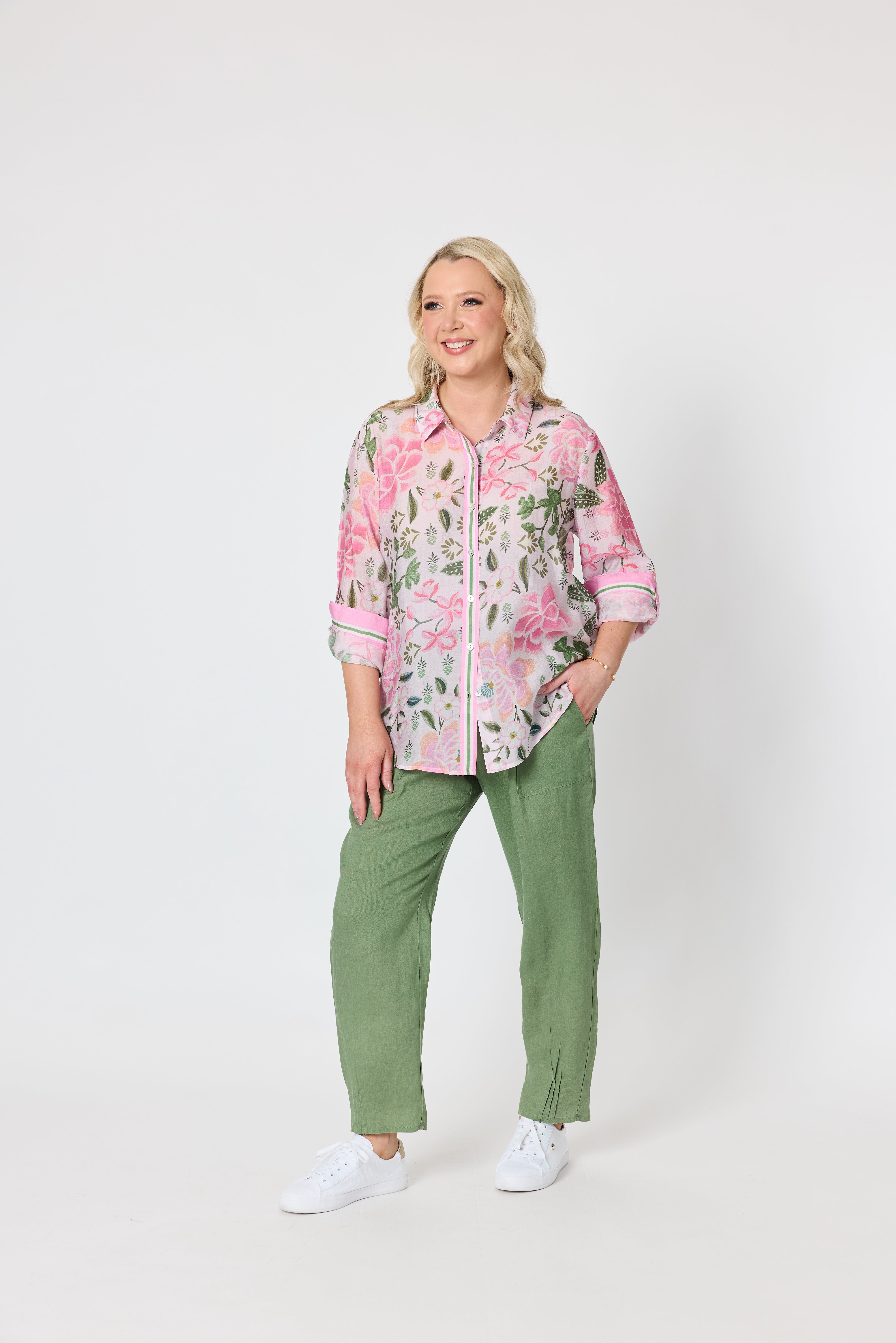 Gordon Smith Desert Oasis Shirt - Musk Multi