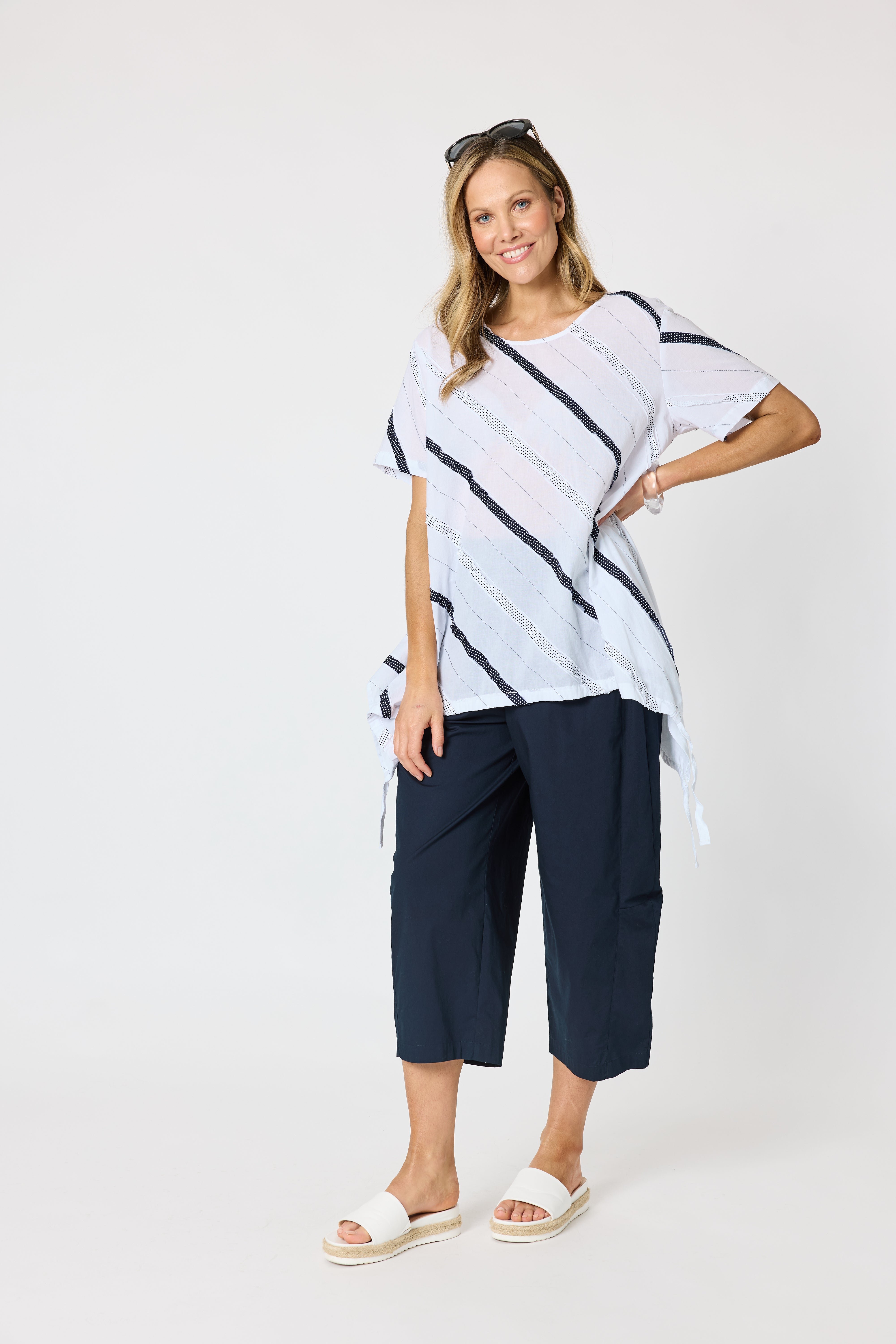 Clarity Bellevue Top - White