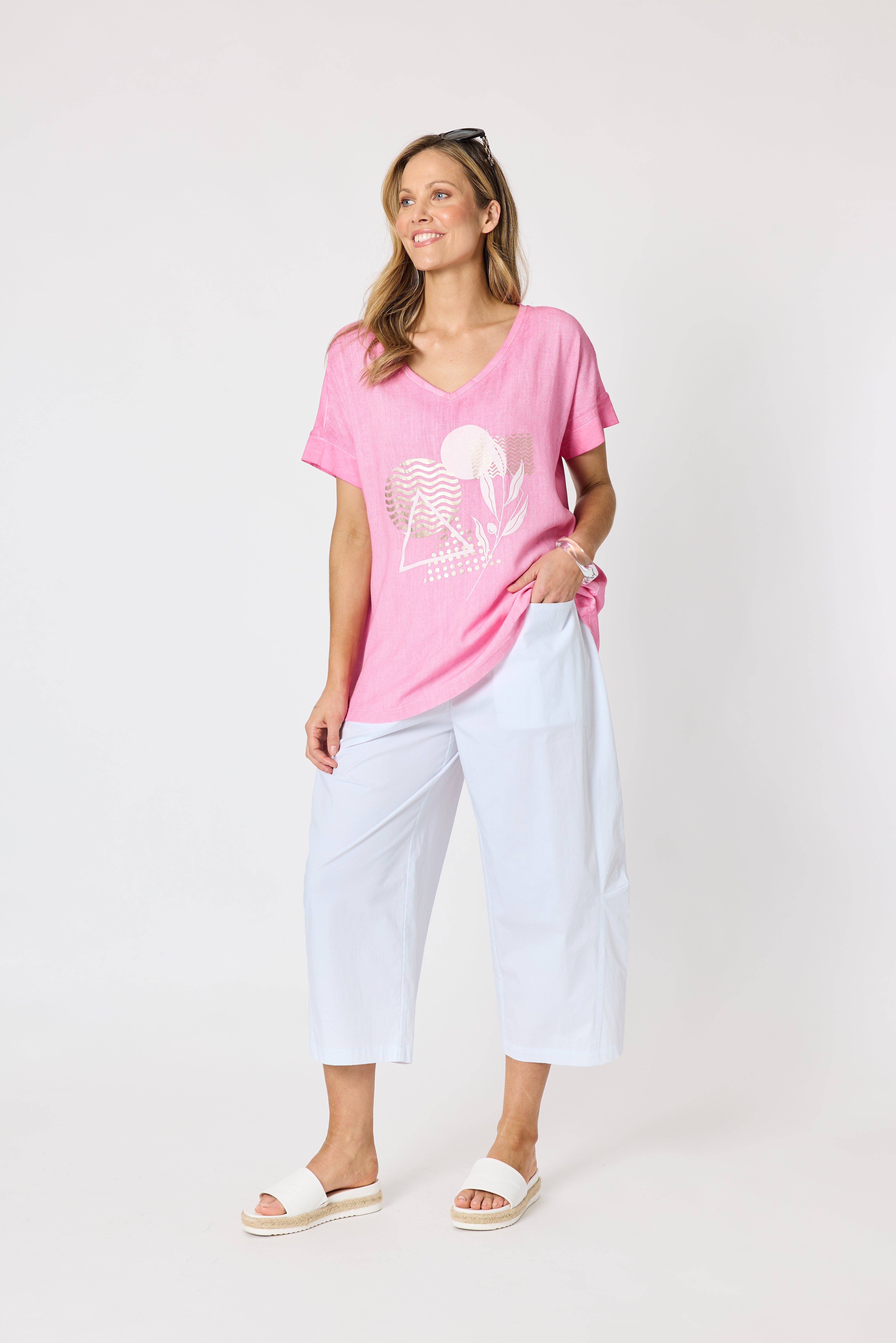 Clarity Toledo Pant - White