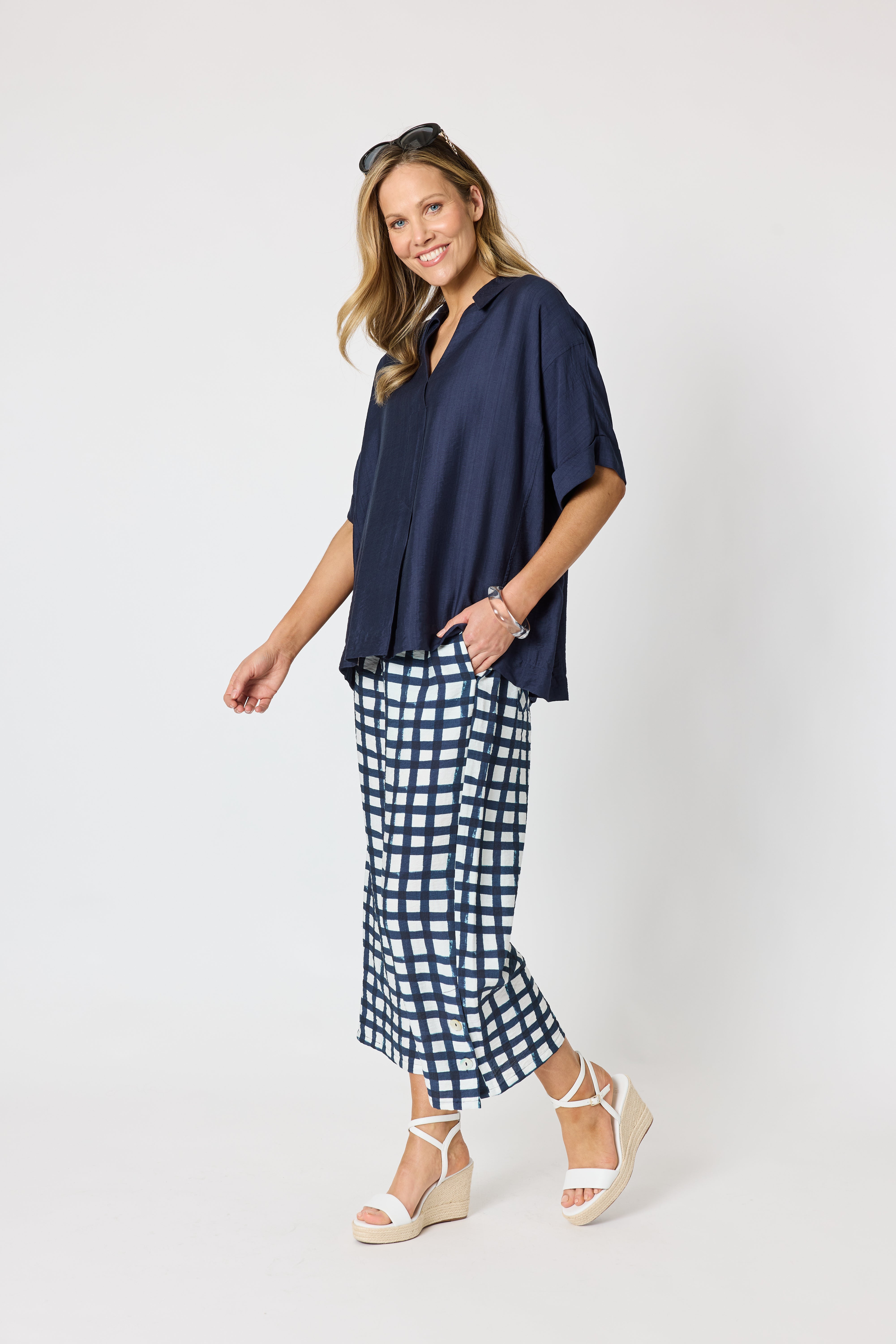 Clarity Del Mar Top - Navy