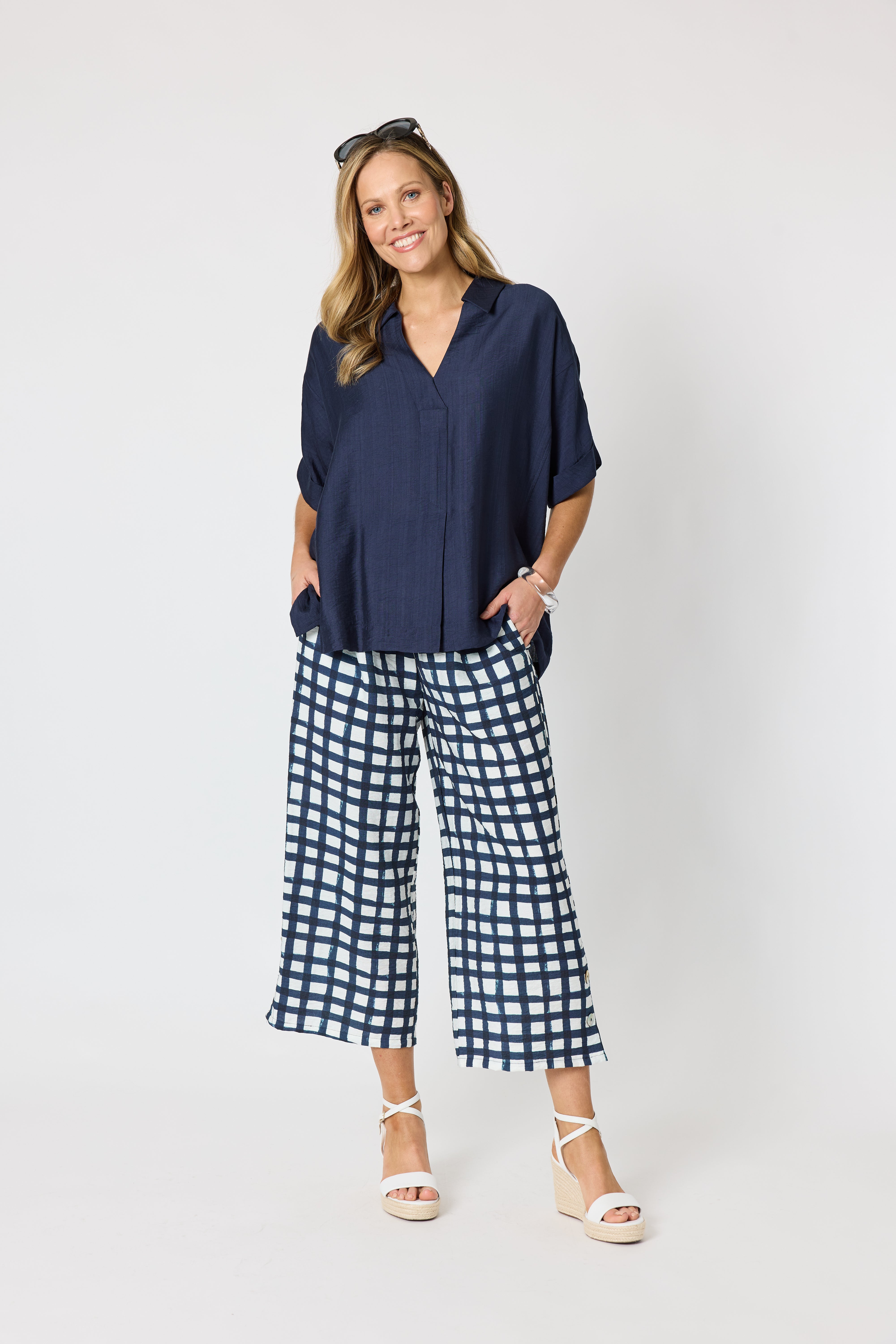 Clarity Del Mar Top - Navy