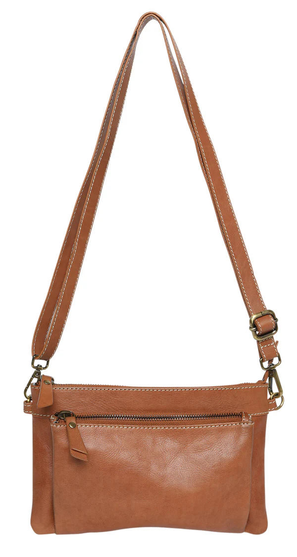 Cosgrove & Co Broome Crossbody Pouch - Tobacco