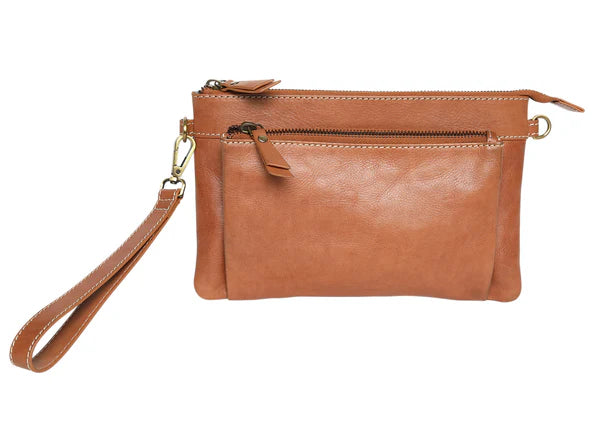 Cosgrove & Co Broome Crossbody Pouch - Tobacco