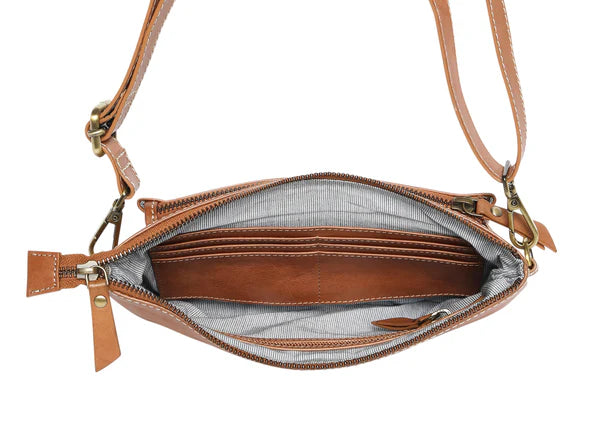 Cosgrove & Co Broome Crossbody Pouch - Tobacco