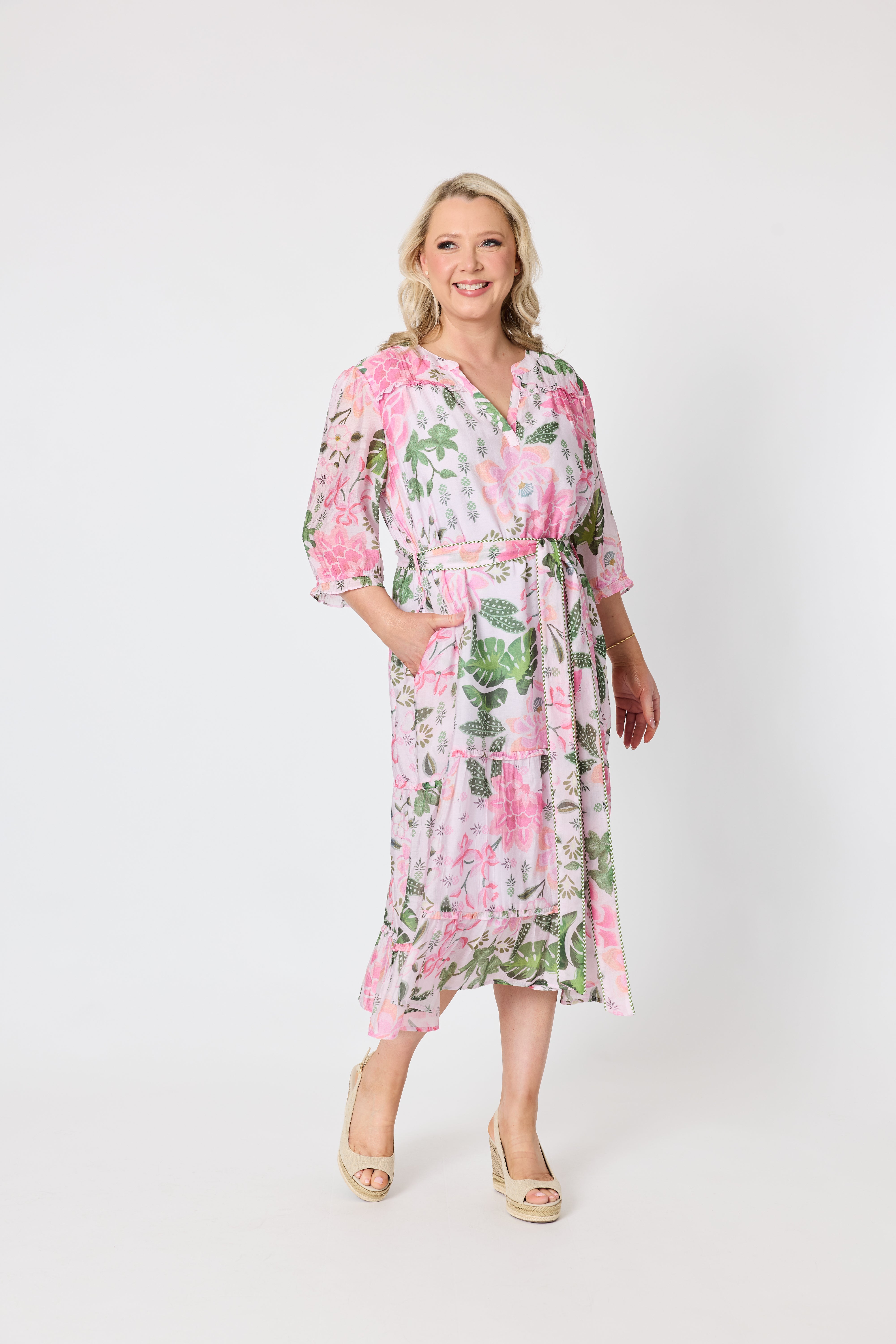 Gordon Smith Desert Oasis Dress - Multi Musk