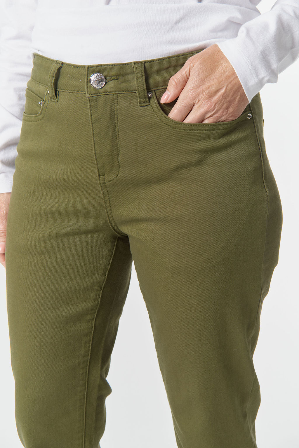 Goondiwindi Cotton 5 Pocket Twill Jean - Sage