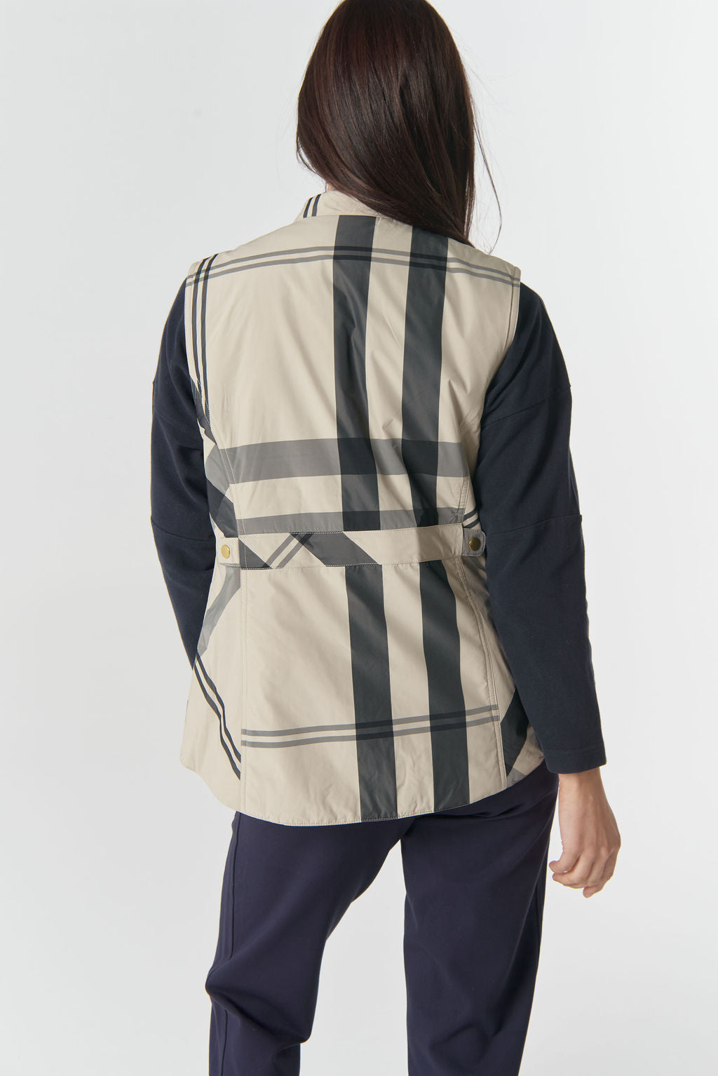 Goondiwindi Cotton The Rider Vest - Birch Check