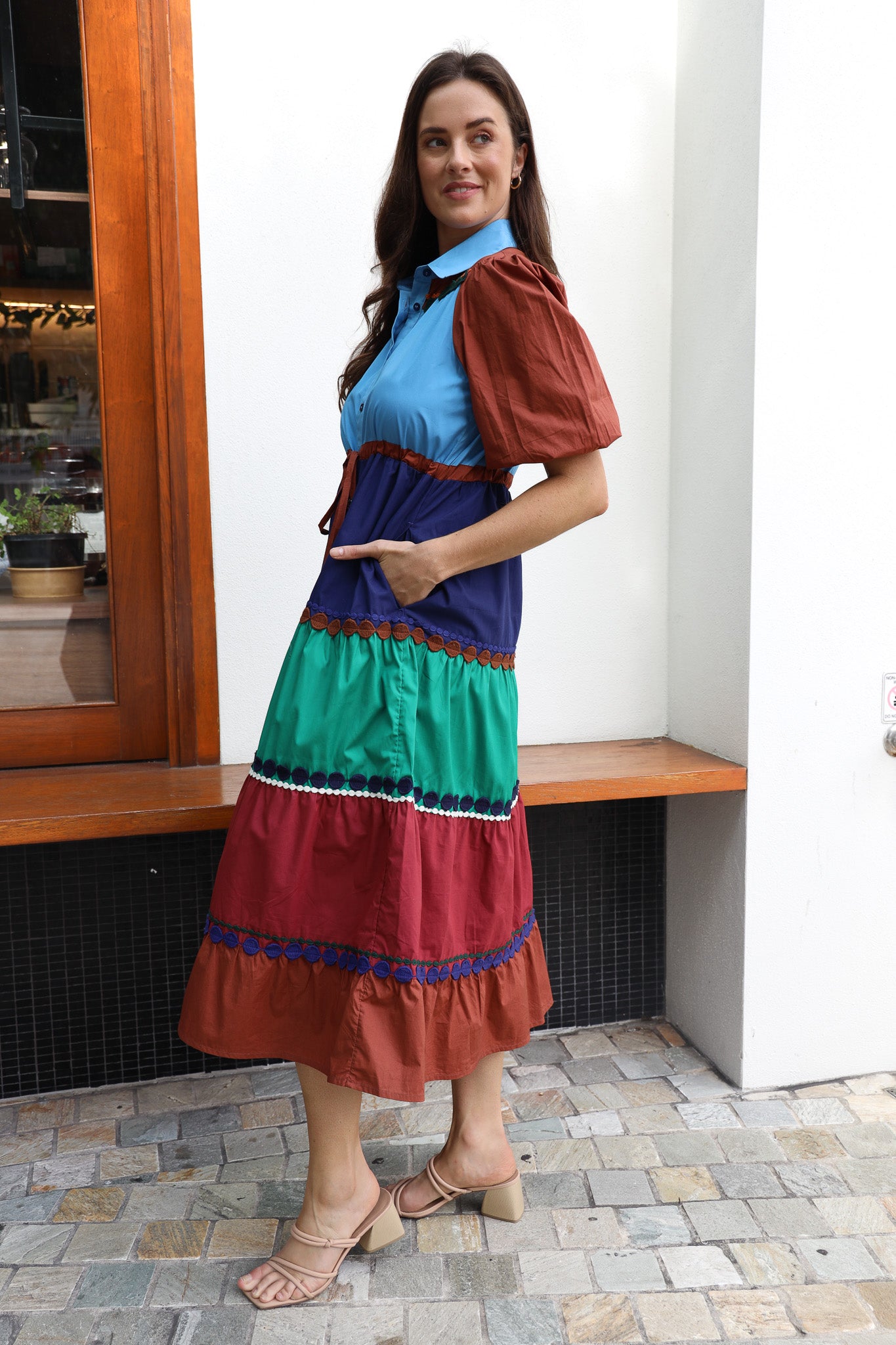 Joop & Gypsy Sunset Fiesta Midi Dress