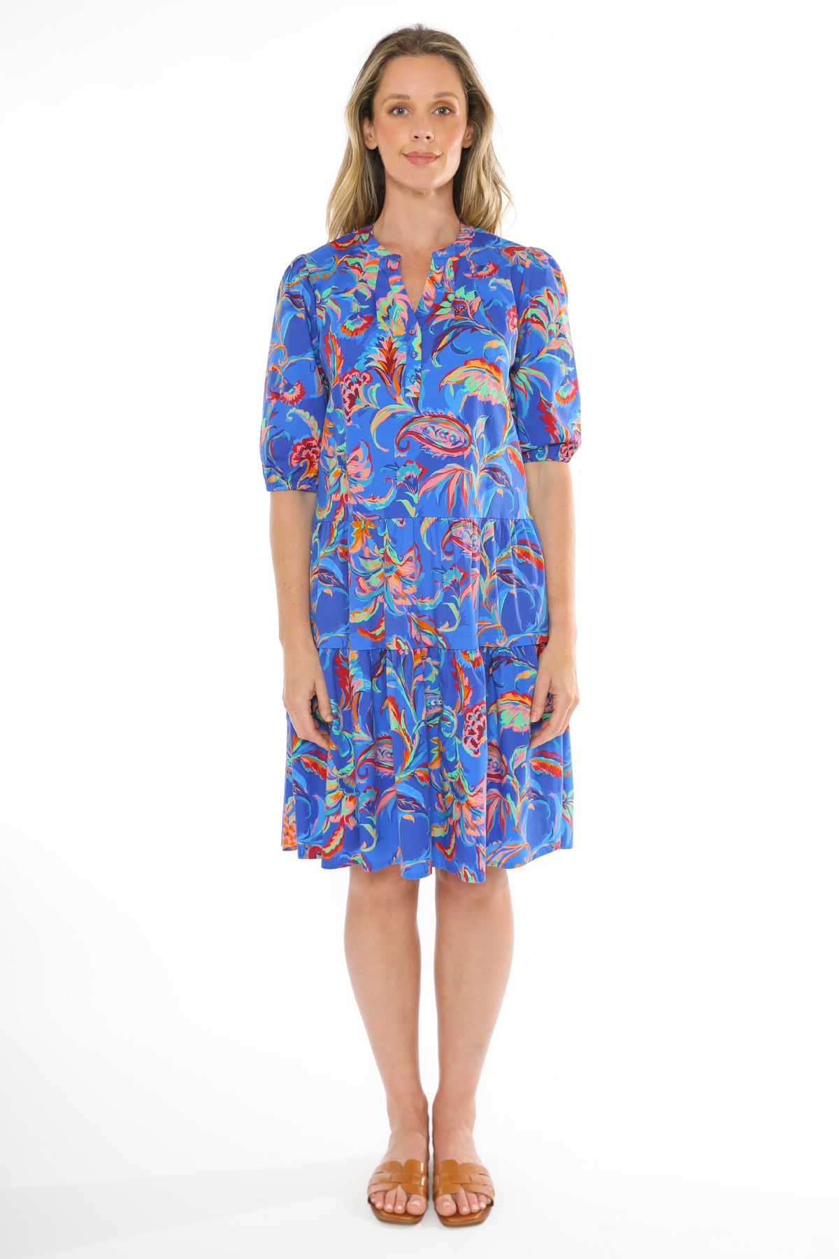 Jump Cobalt Flora Dress