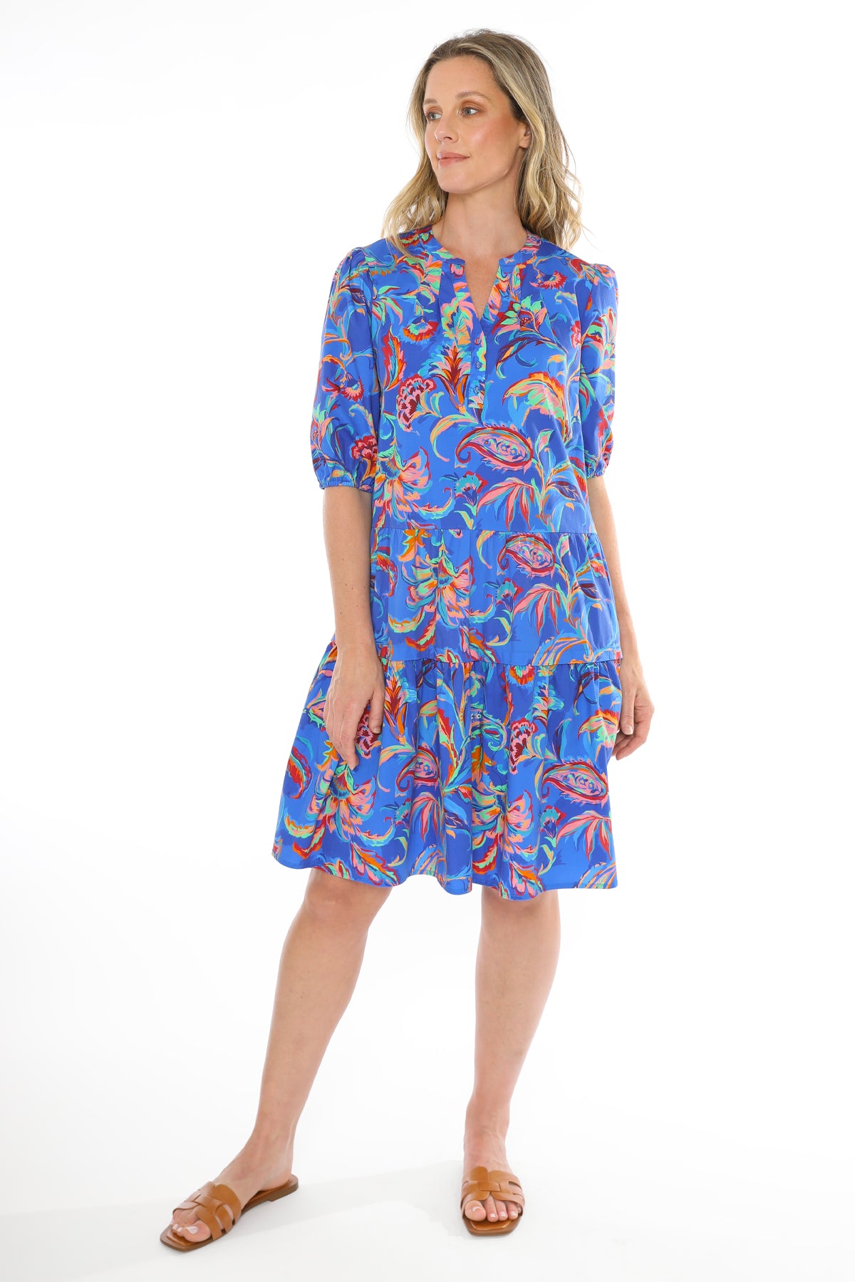 Jump Cobalt Flora Dress