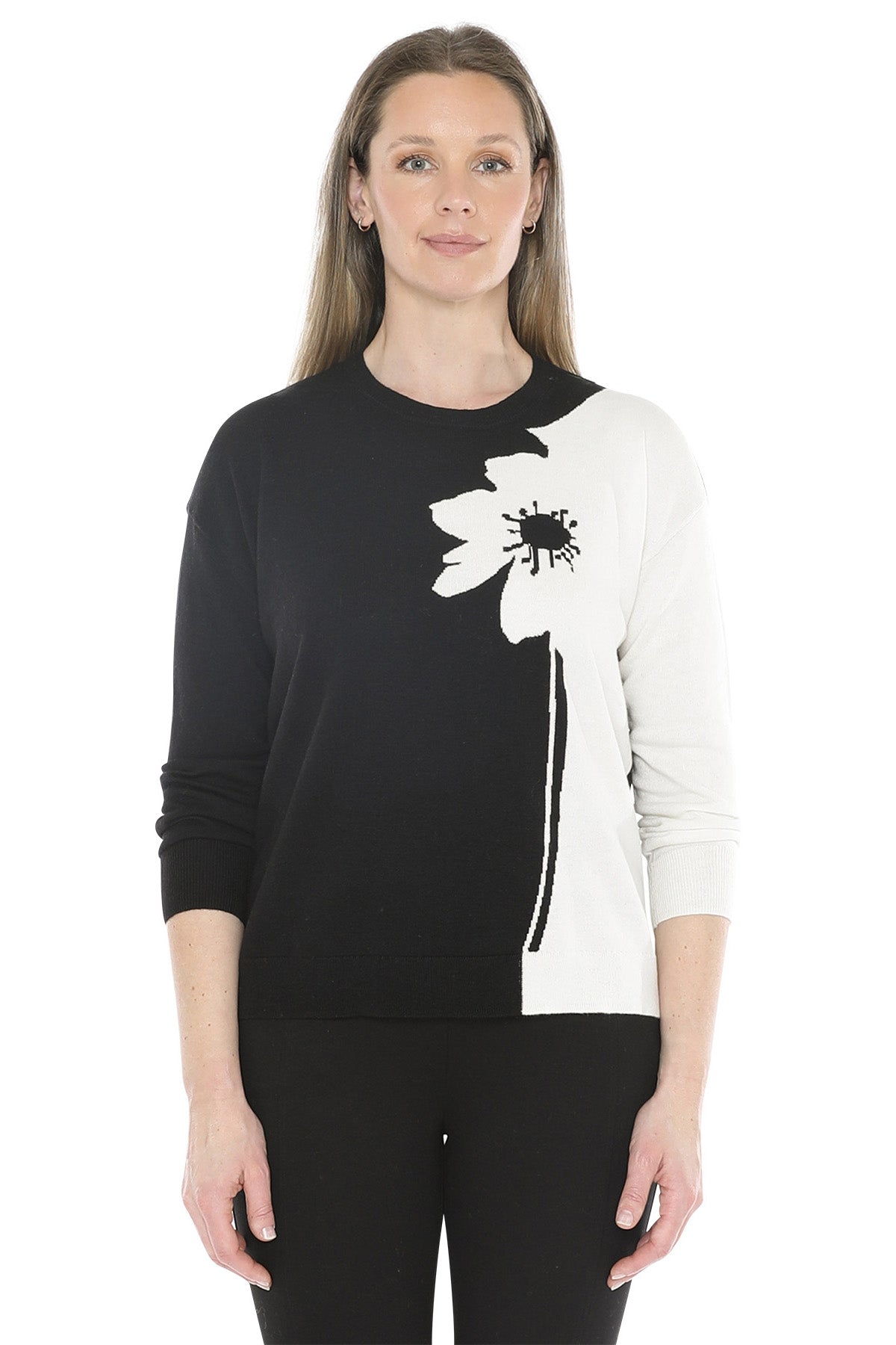 Jump Flower Stem Pullover