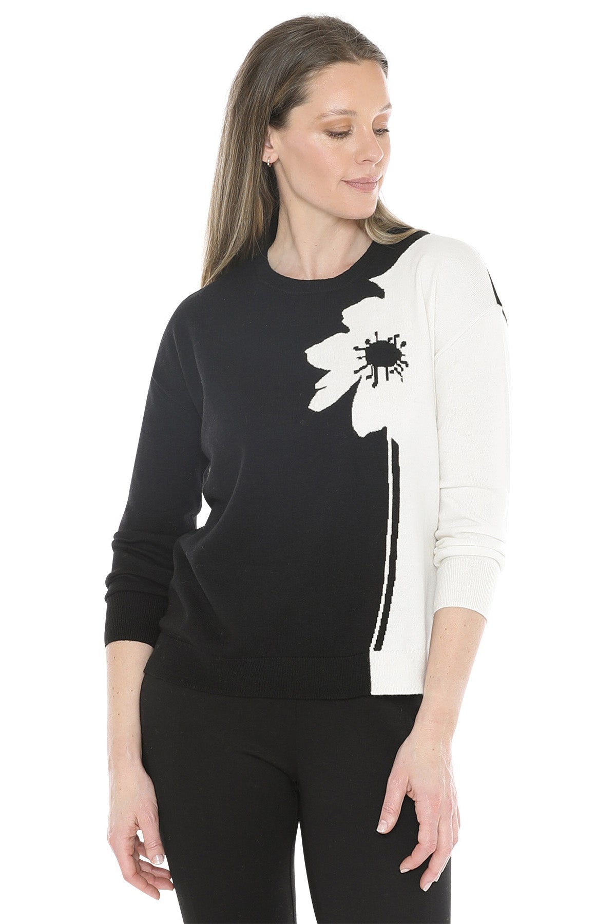 Jump Flower Stem Pullover