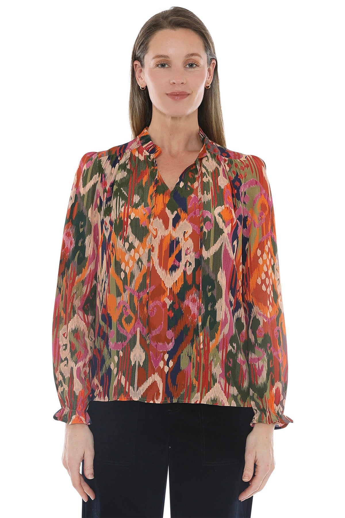 Jump Opulent Ikat Top