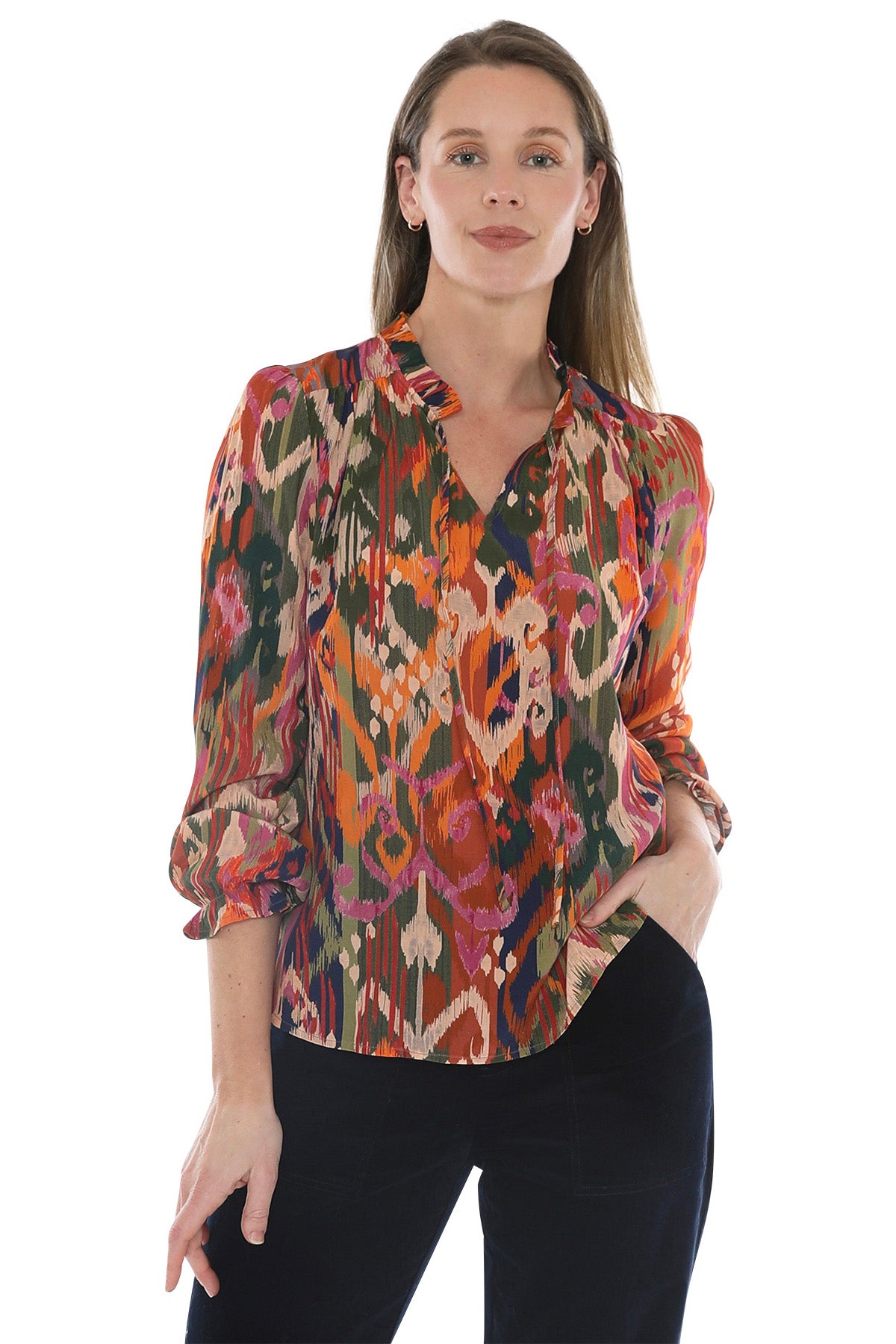 Jump Opulent Ikat Top