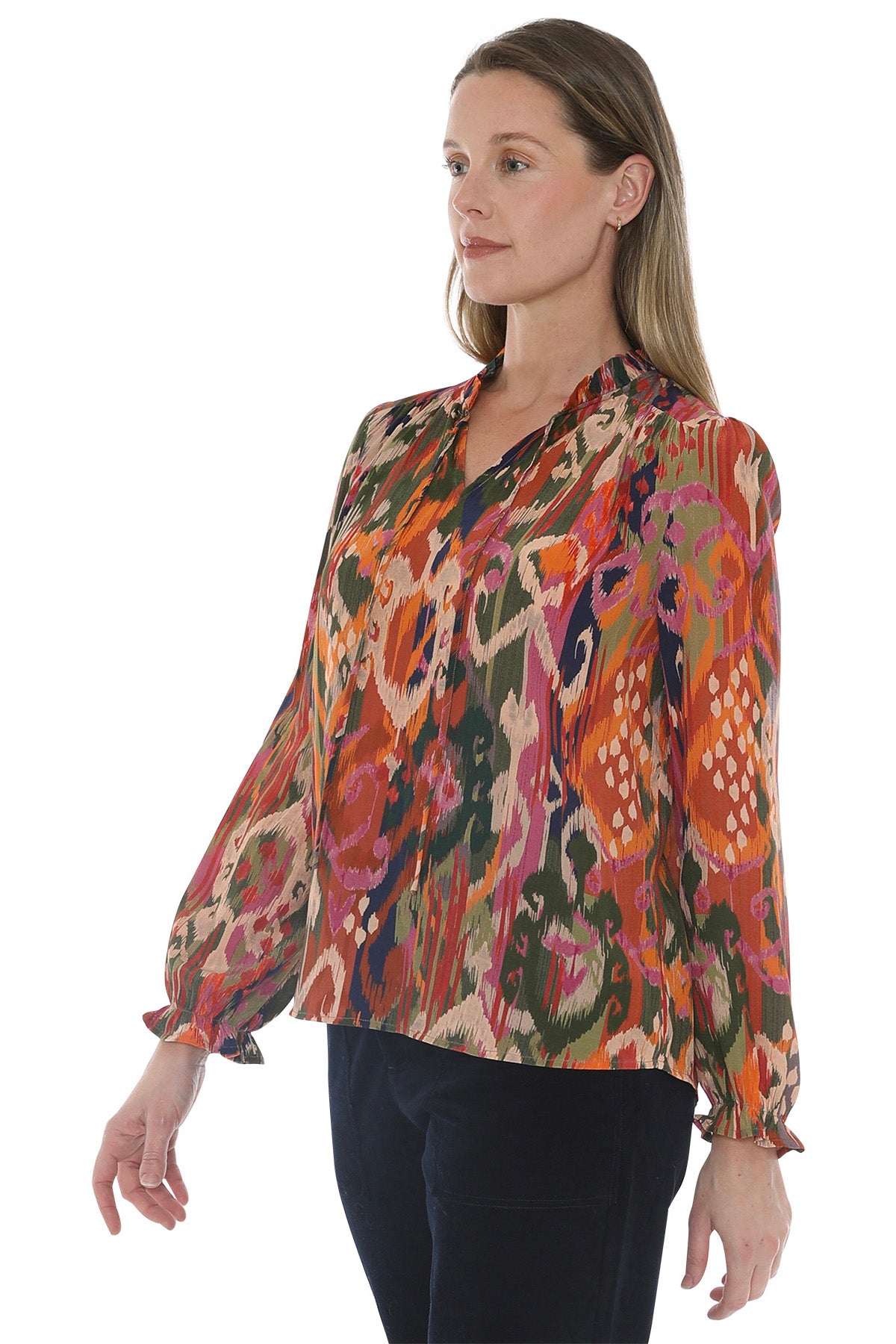 Jump Opulent Ikat Top