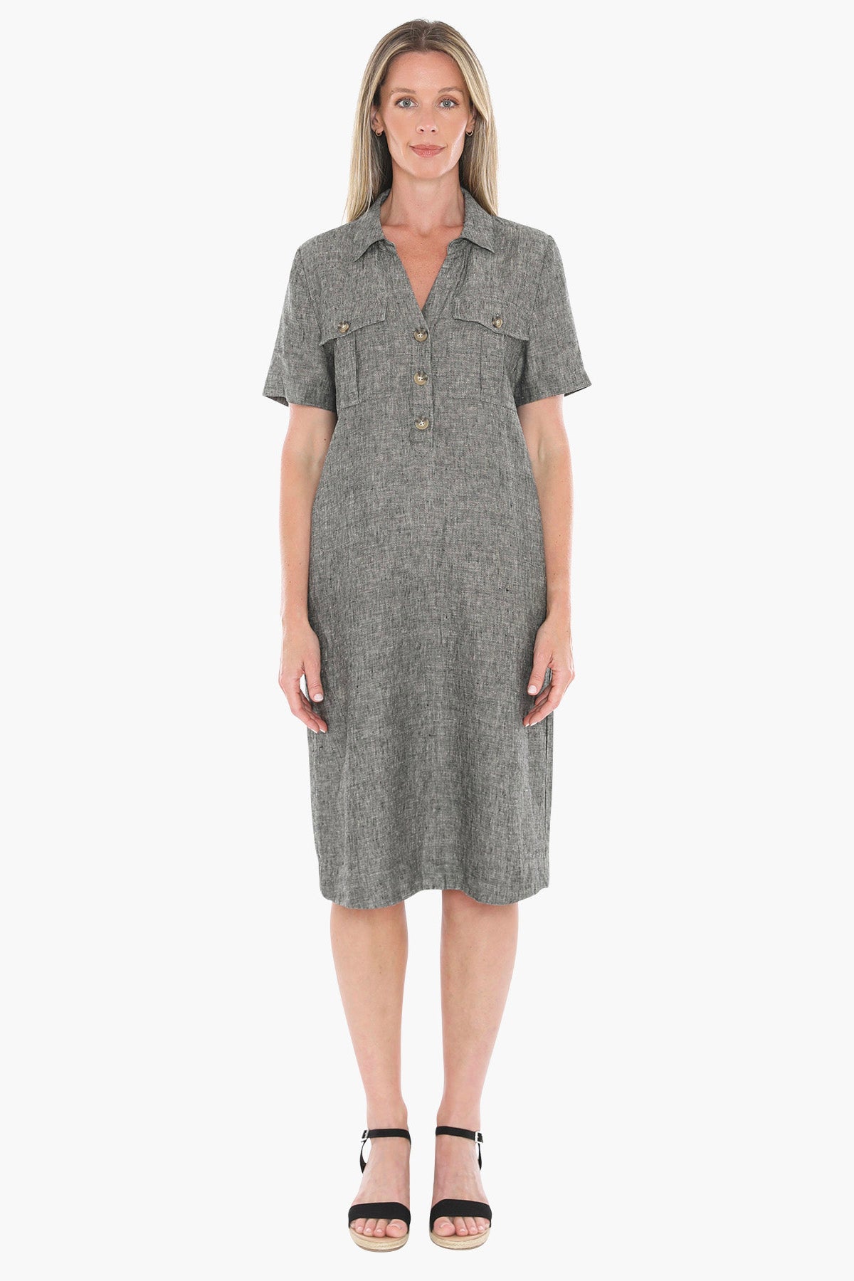 Jump 2 Pocket Dress - Blackstone