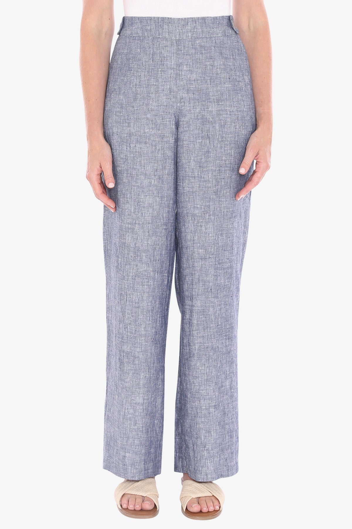 Jump Button Tab Pant - Nightsky