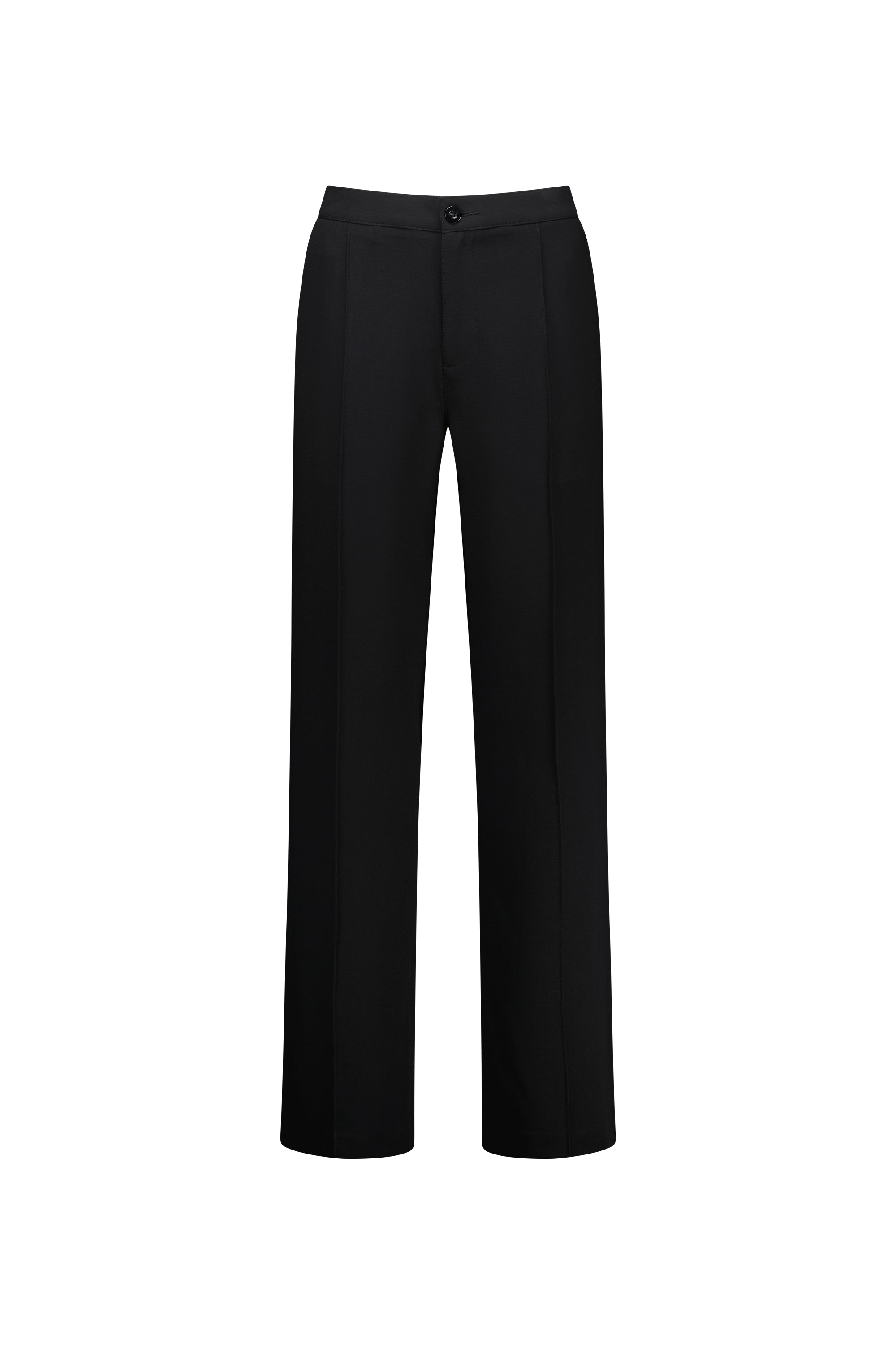 Vassalli Wide Leg Full Length Dress Pant - Black