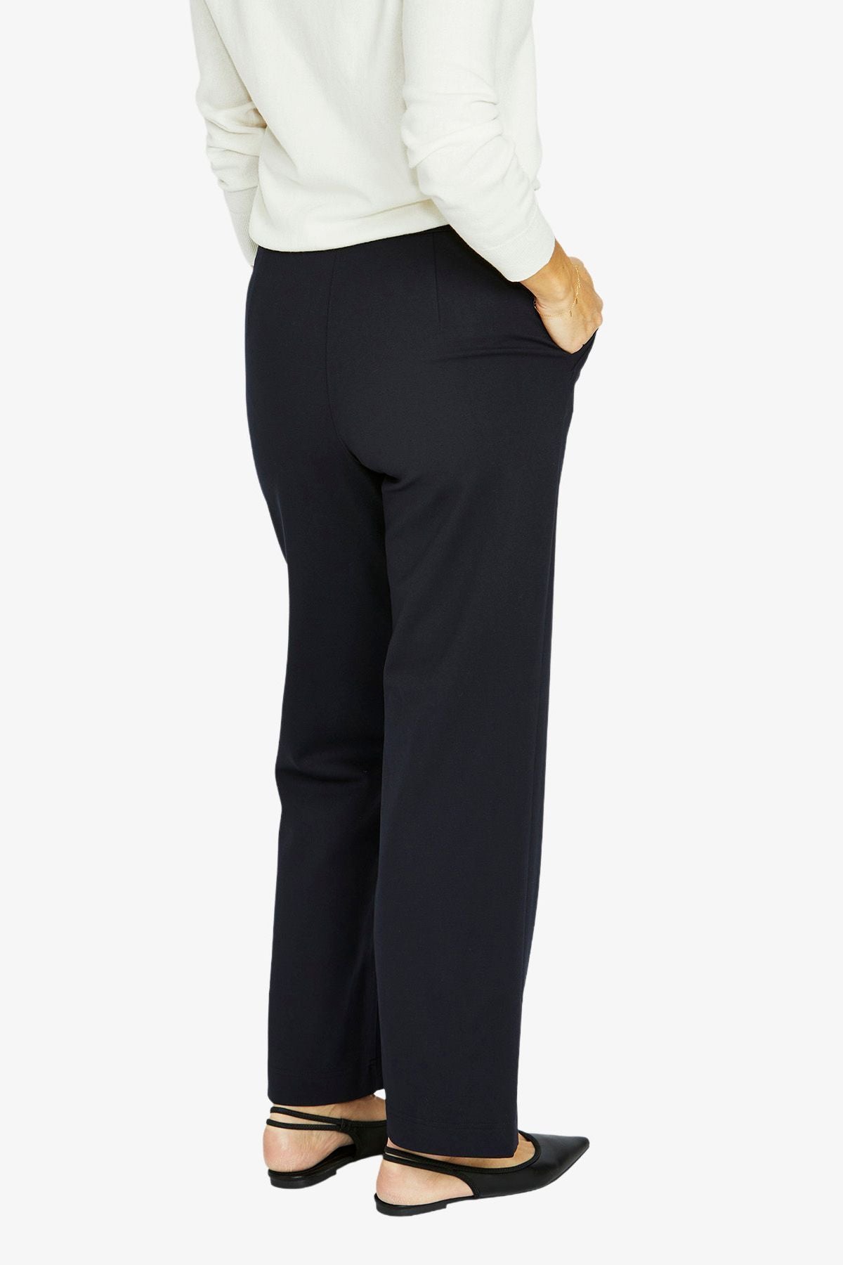 Jump Straight Leg Ponte Pant - Navy