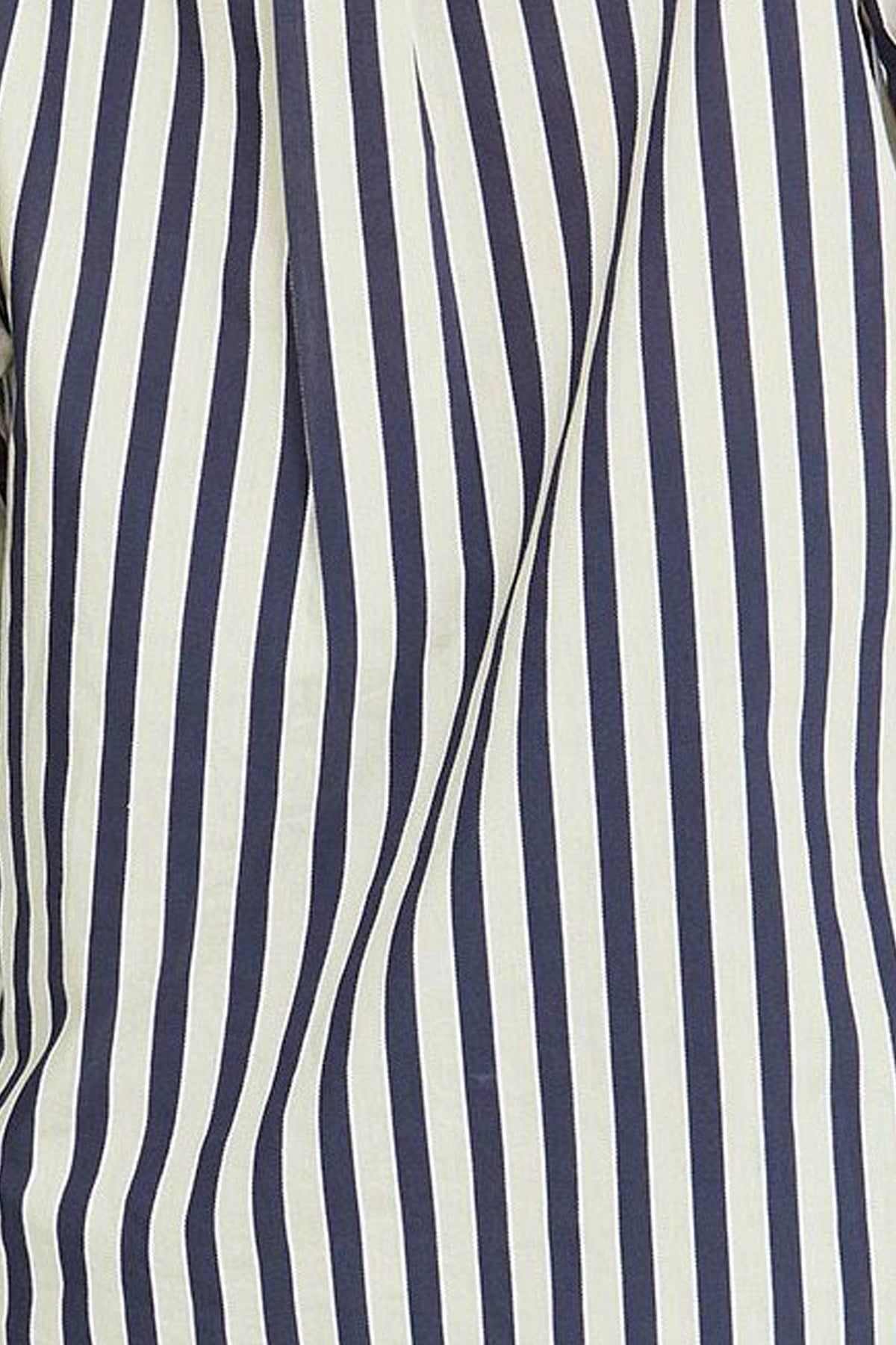 Jump Ribbon Stripe Shirt - Ink/Barley