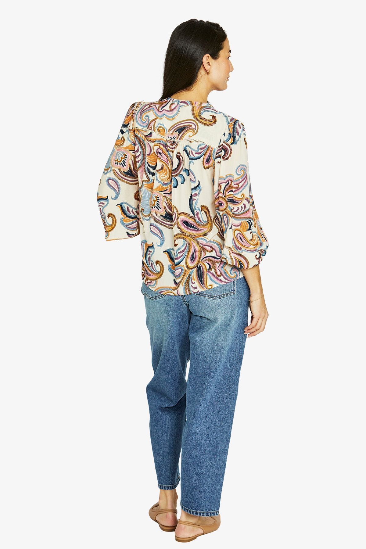 Jump Gypsy Paisley Top