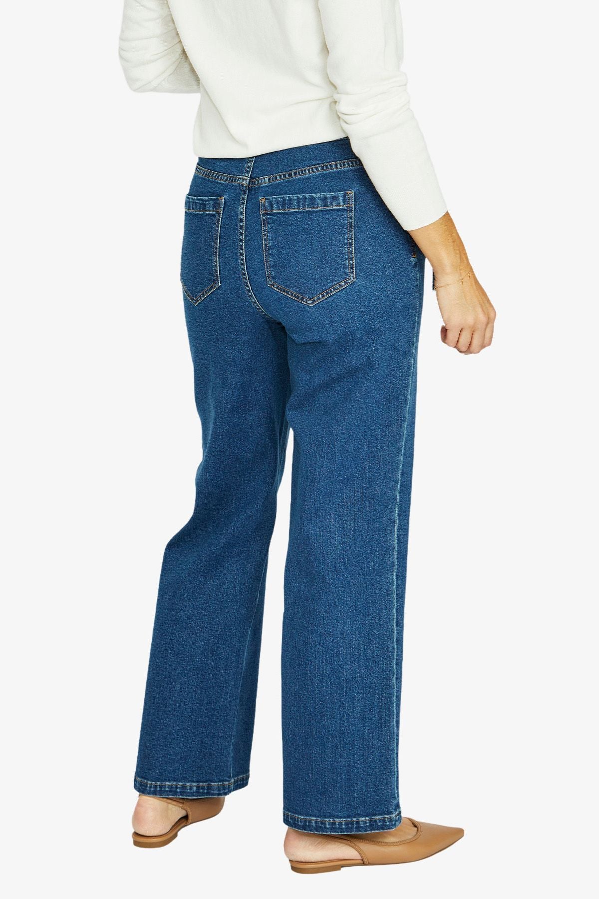 Jump Belted Denim Jean